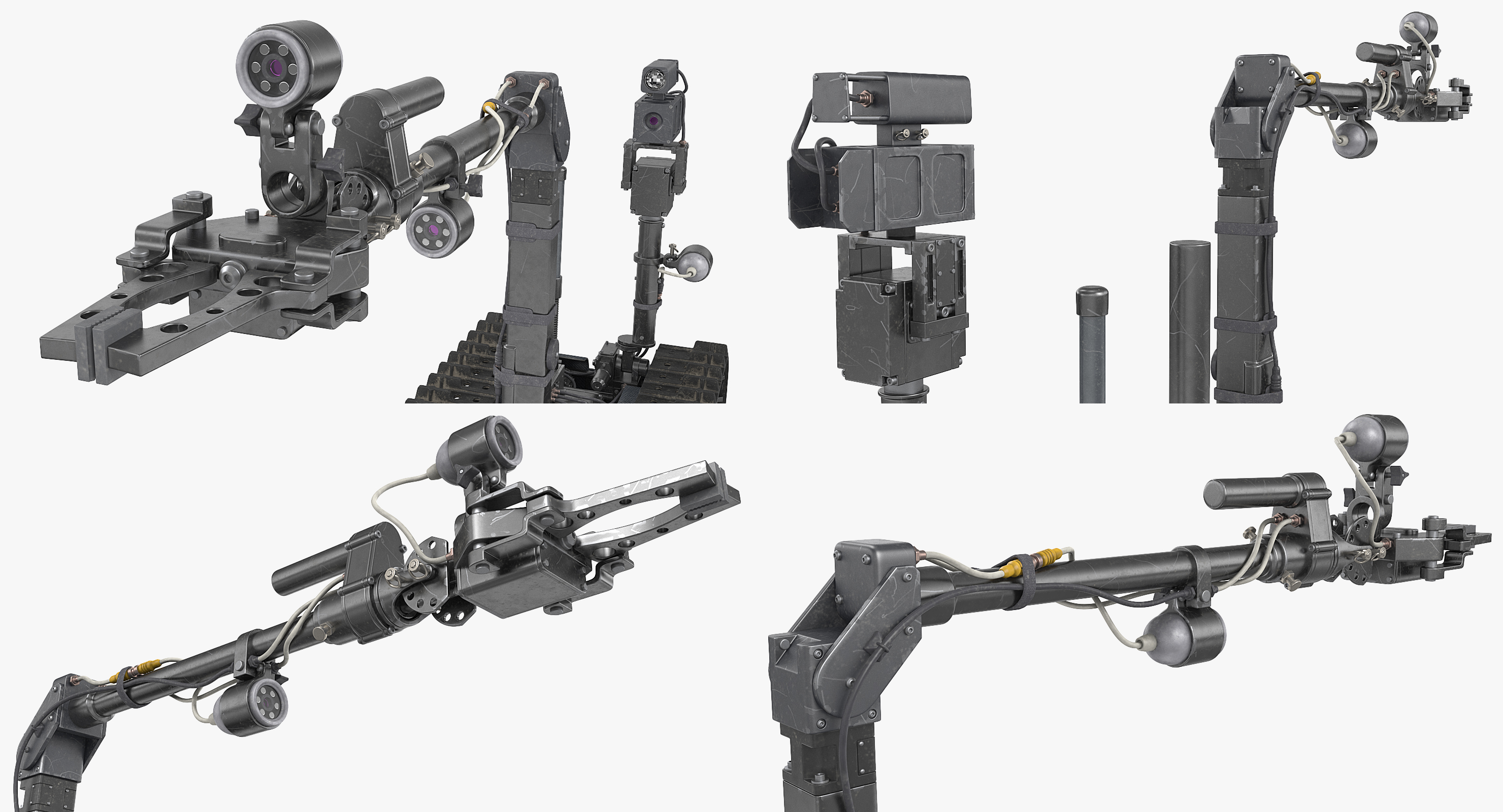 Sapper Robot Rigged 3D model