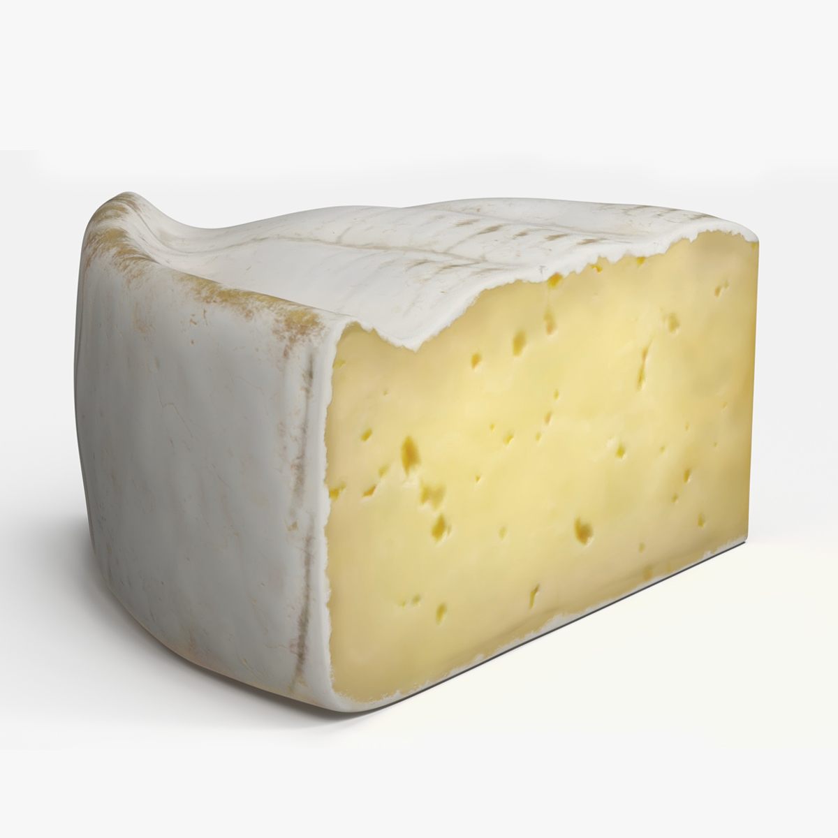 Brie Cheese Slice with Creamy Texture
