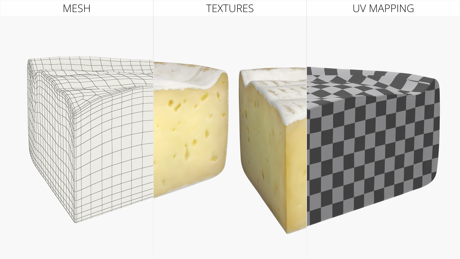 Brie Cheese Slice with Creamy Texture, view 8