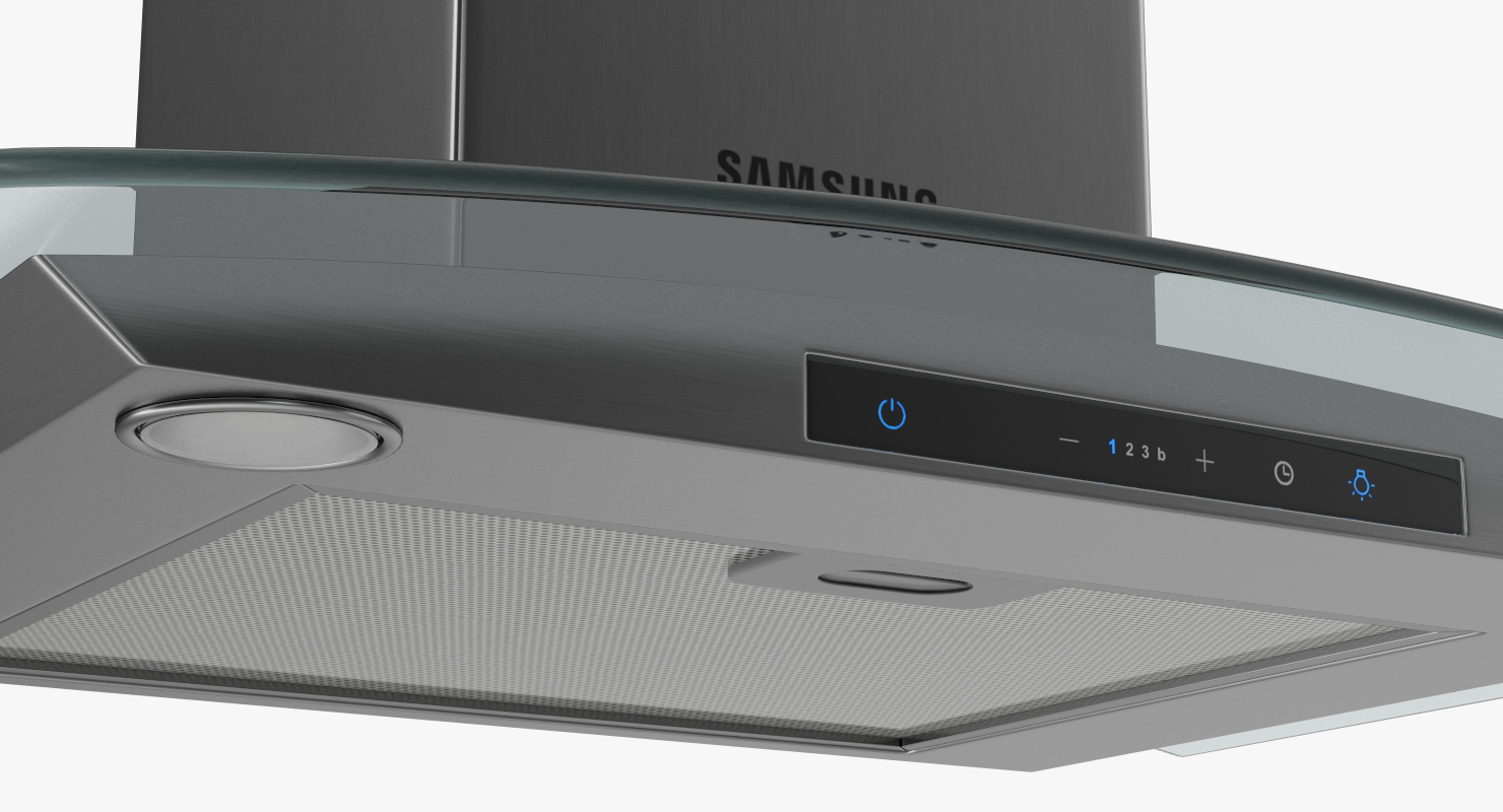 3D model Wall Mount Cooker Hood Samsung