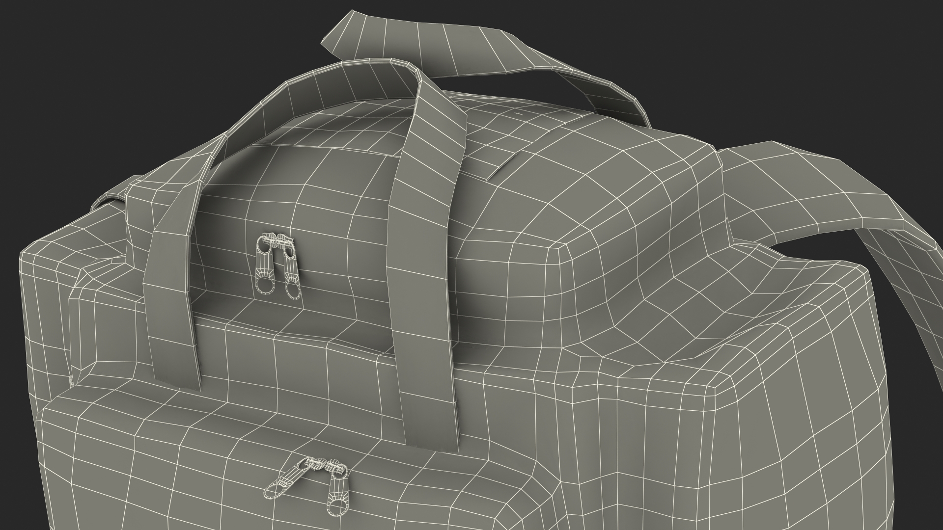 3D model Rescue Rucksack on a Mannequin
