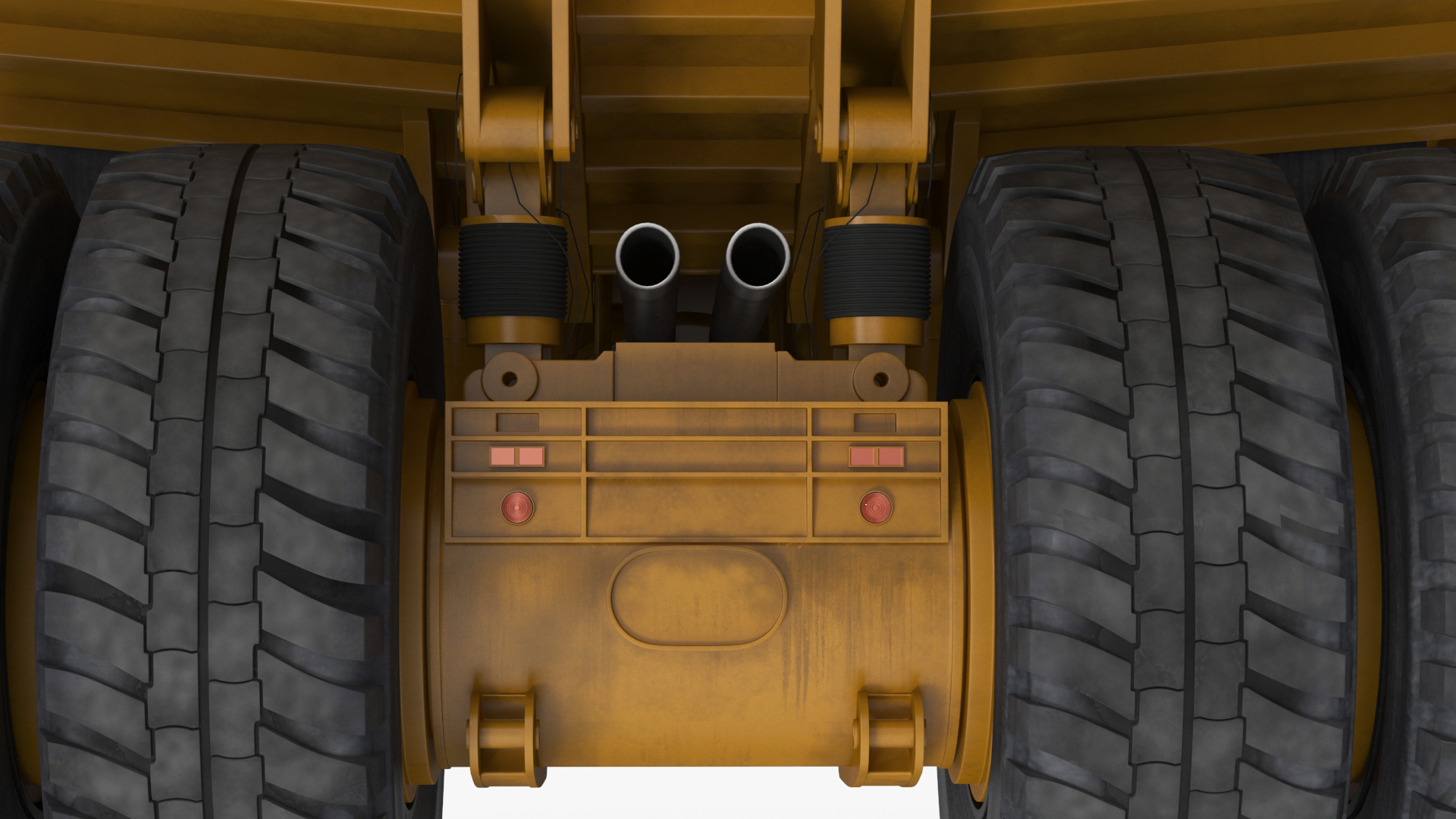 3D Mining Dump Truck Rigged for Cinema 4D model