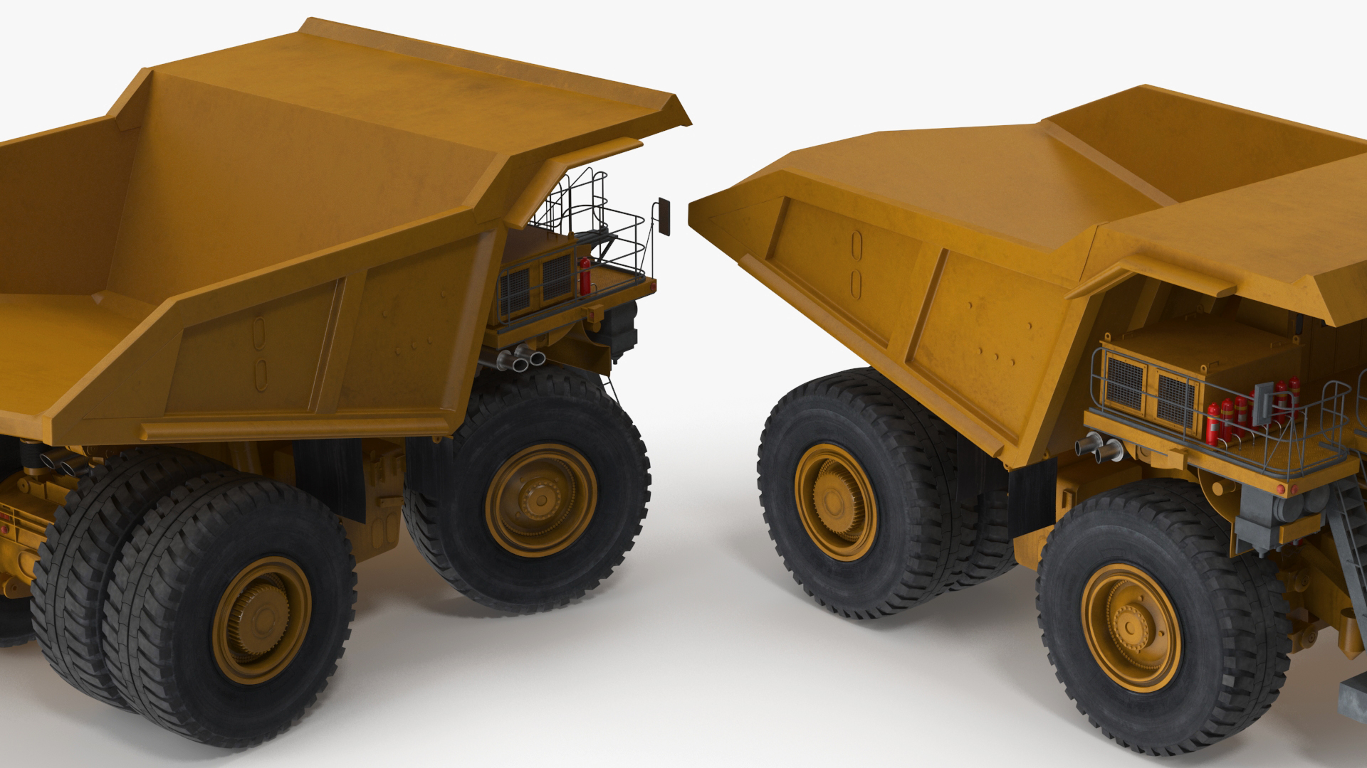 3D Mining Dump Truck Rigged for Cinema 4D model