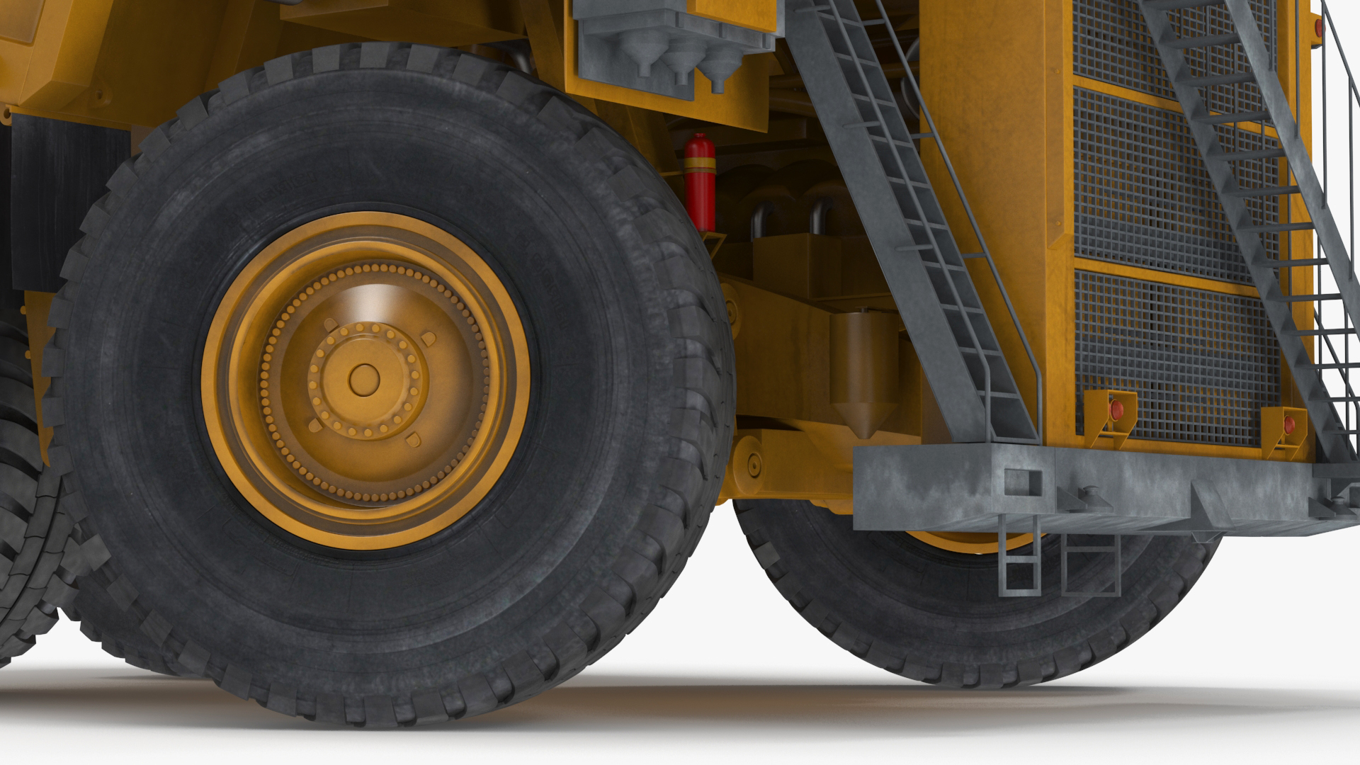 3D Mining Dump Truck Rigged for Cinema 4D model