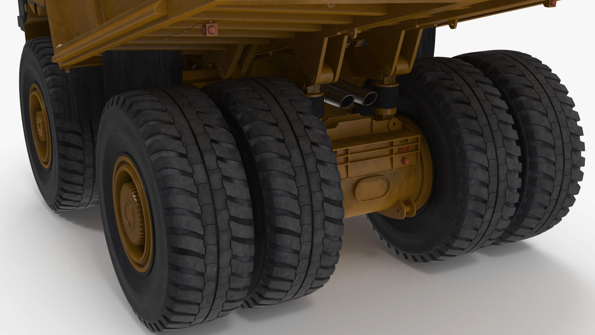 3D Mining Dump Truck Rigged for Cinema 4D model