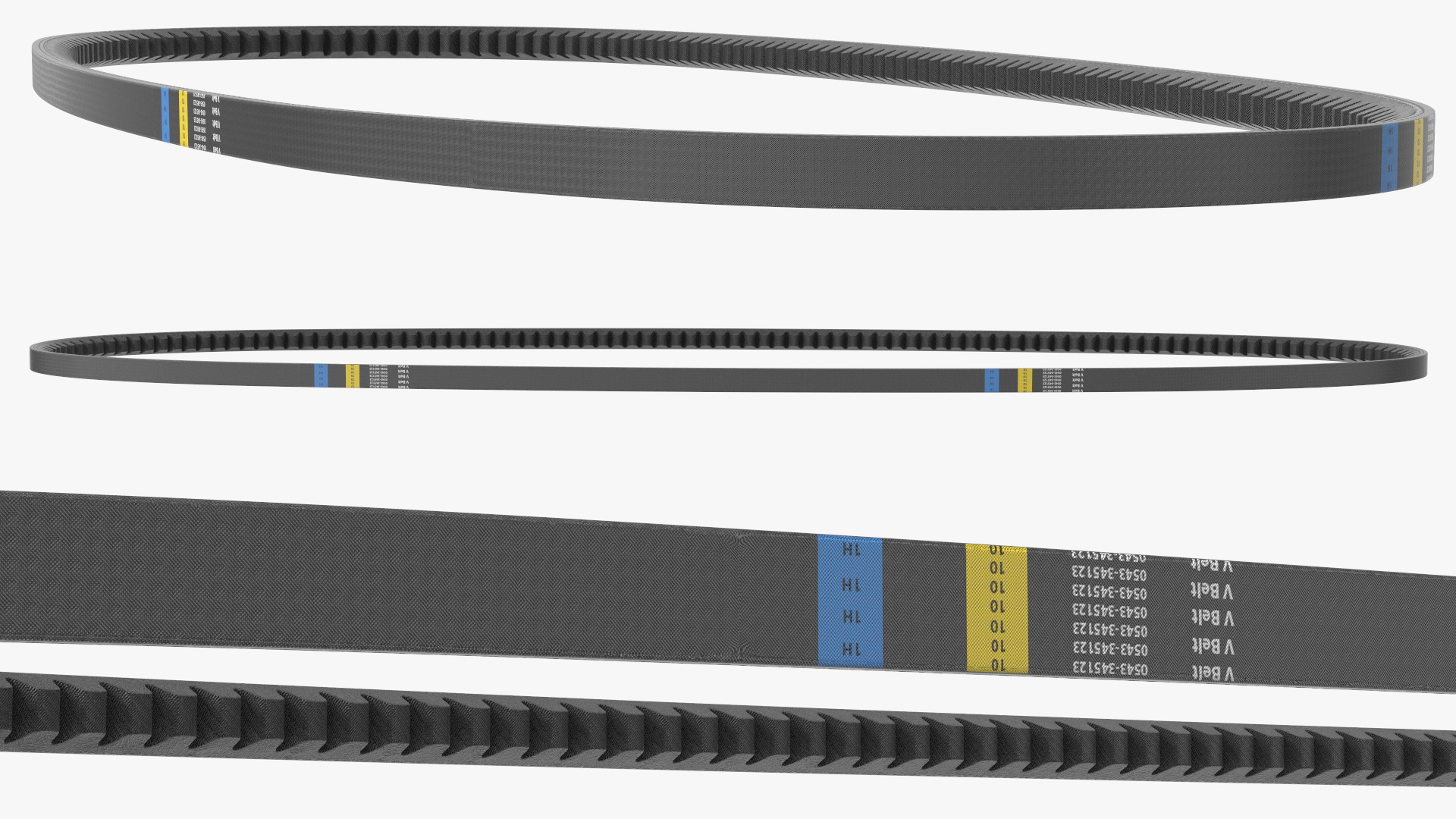 Accessory Drive V Belt 3D