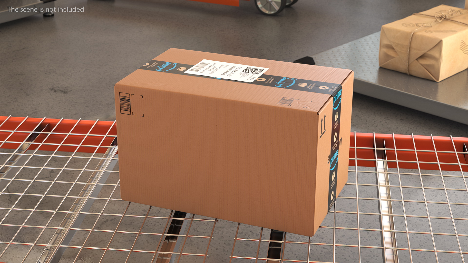 Amazon Parcels Box 41x26x26 3D