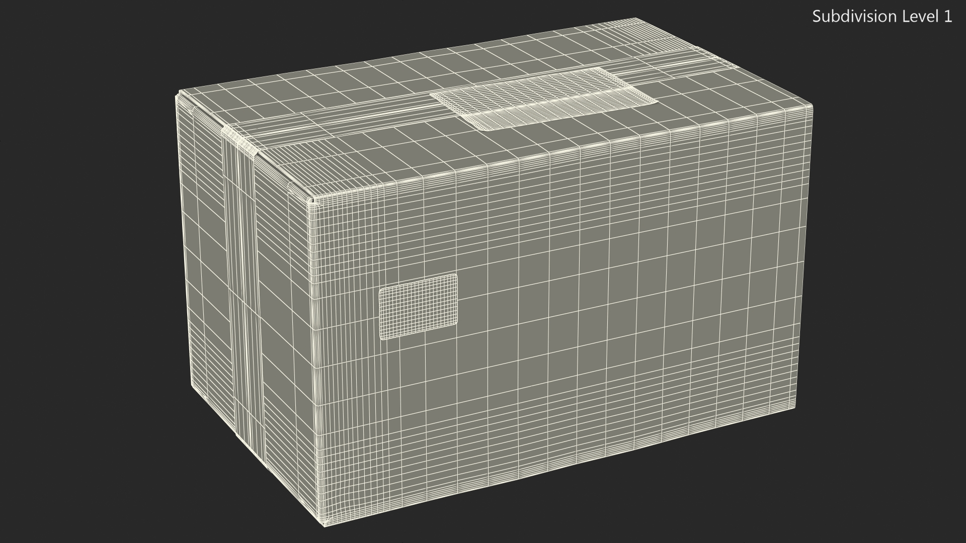 Amazon Parcels Box 41x26x26 3D