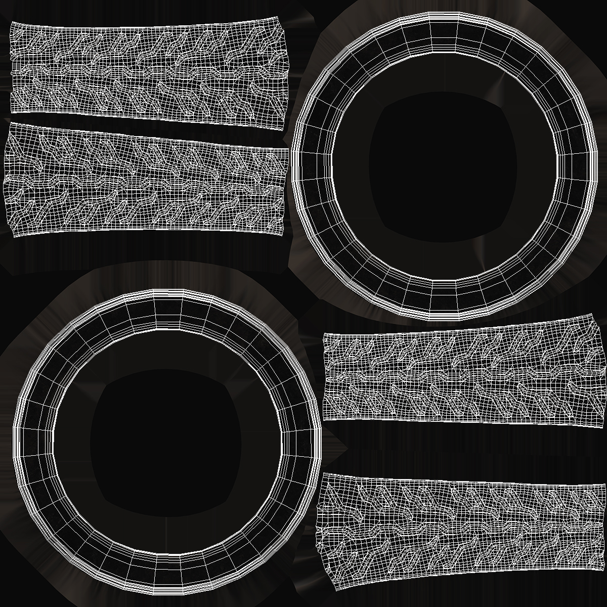 3D Softail Motorcycle Generic Rigged model