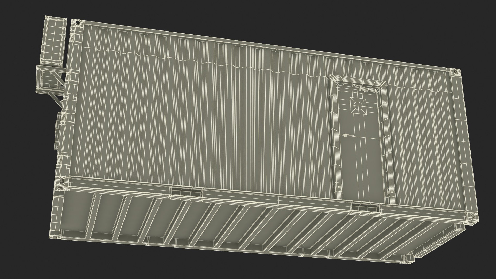 Modular Healthcare Facilities Container 3D model
