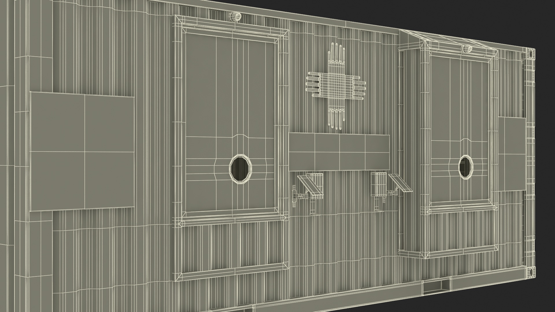 Modular Healthcare Facilities Container 3D model