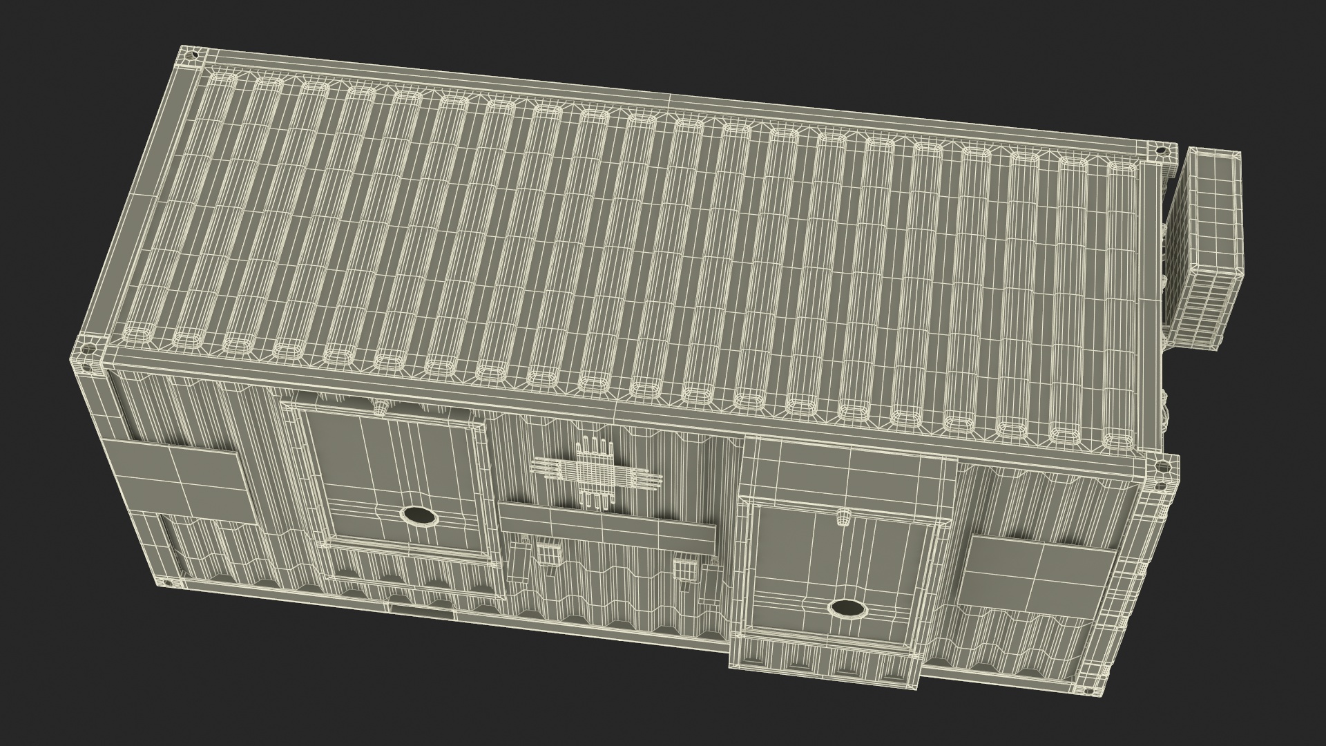 Modular Healthcare Facilities Container 3D model