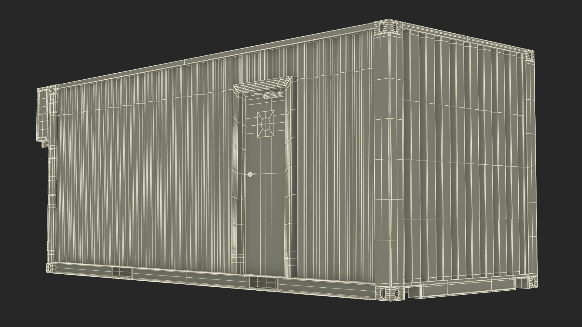 Modular Healthcare Facilities Container 3D model