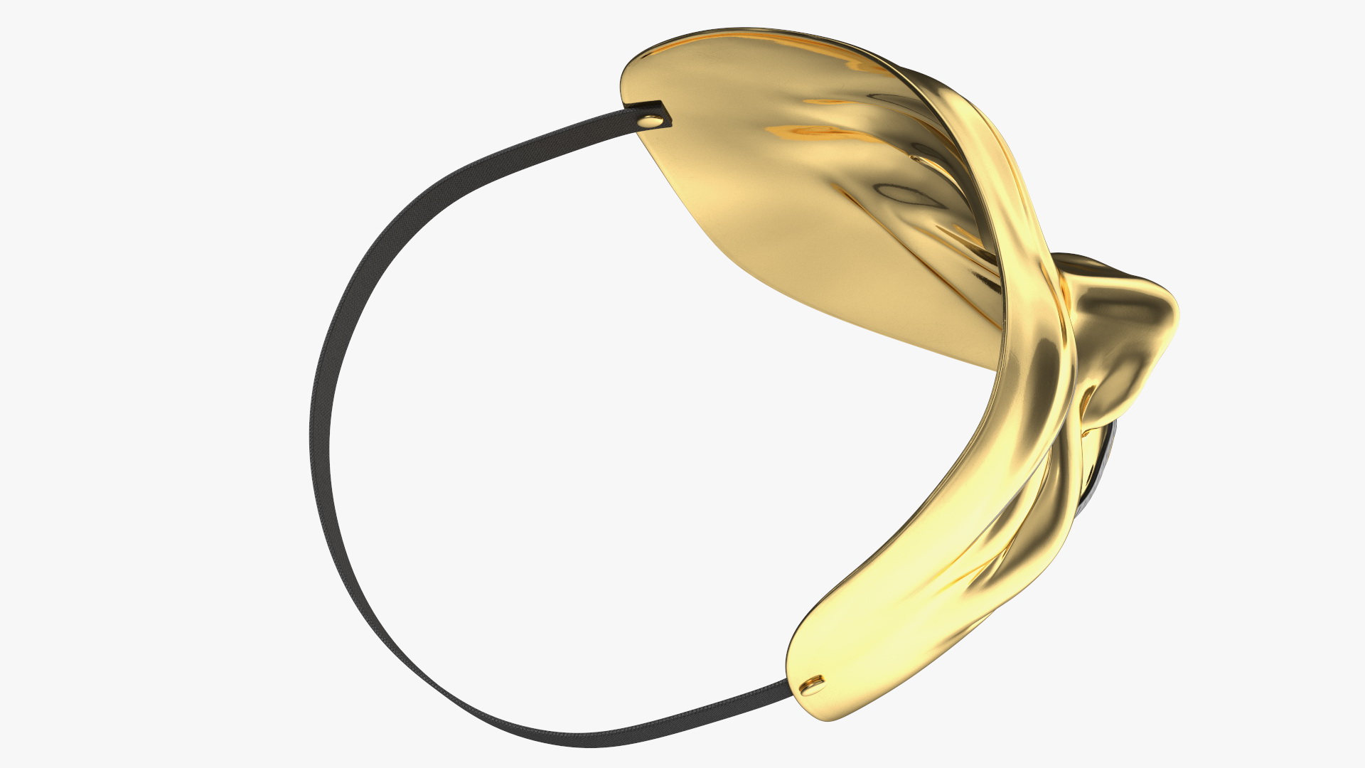 3D model Guy Fawkes Mask Gold