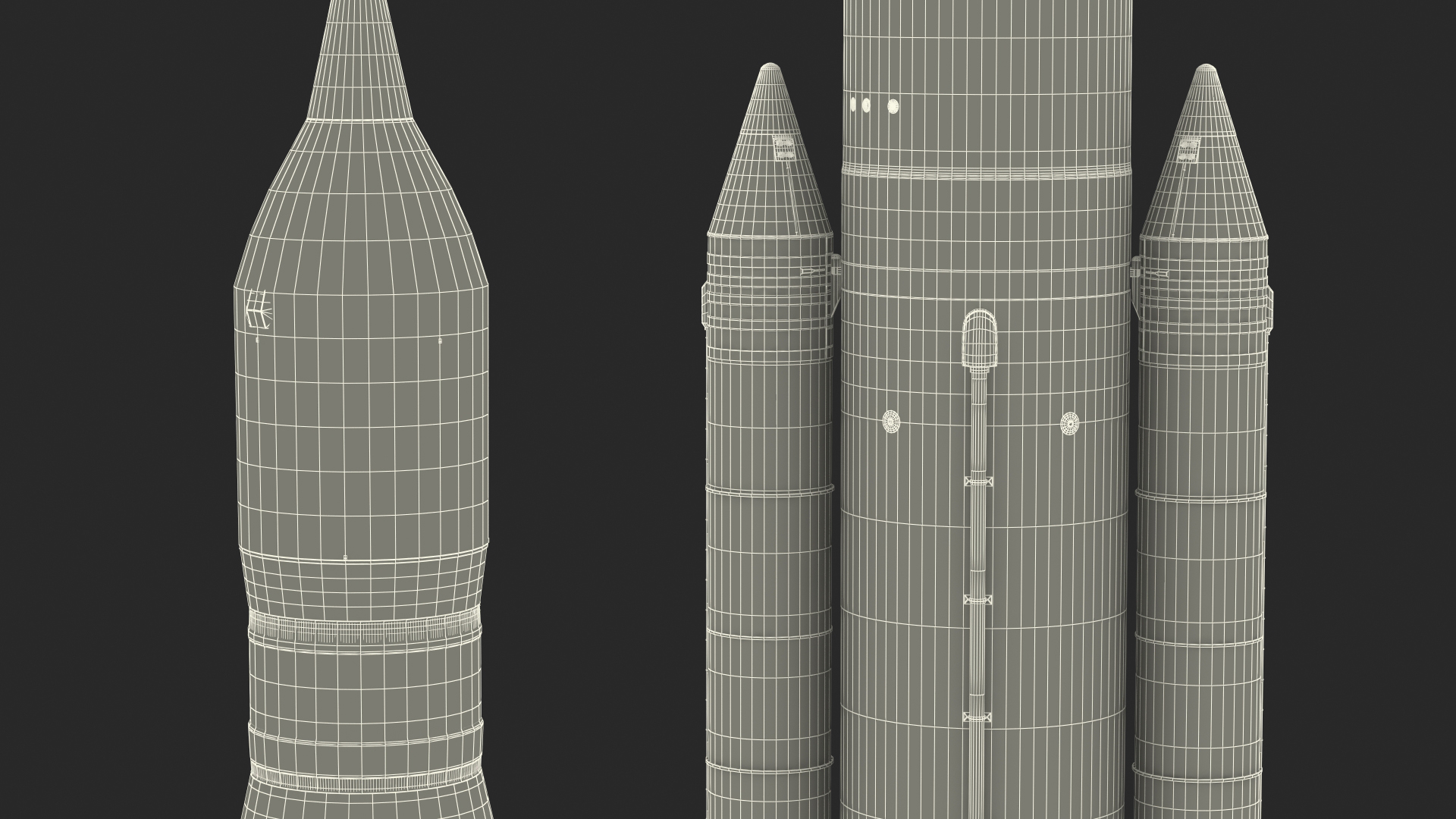 Space Launch System 3D model