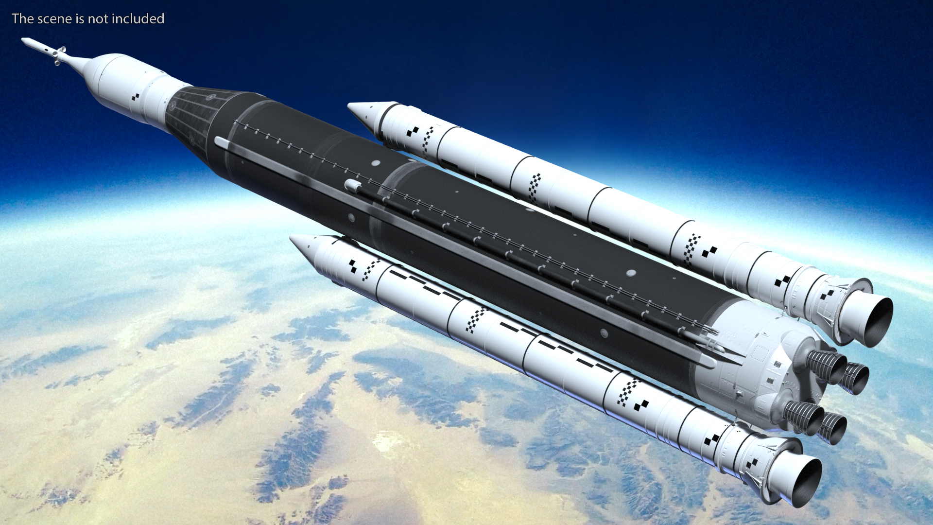 Space Launch System 3D model