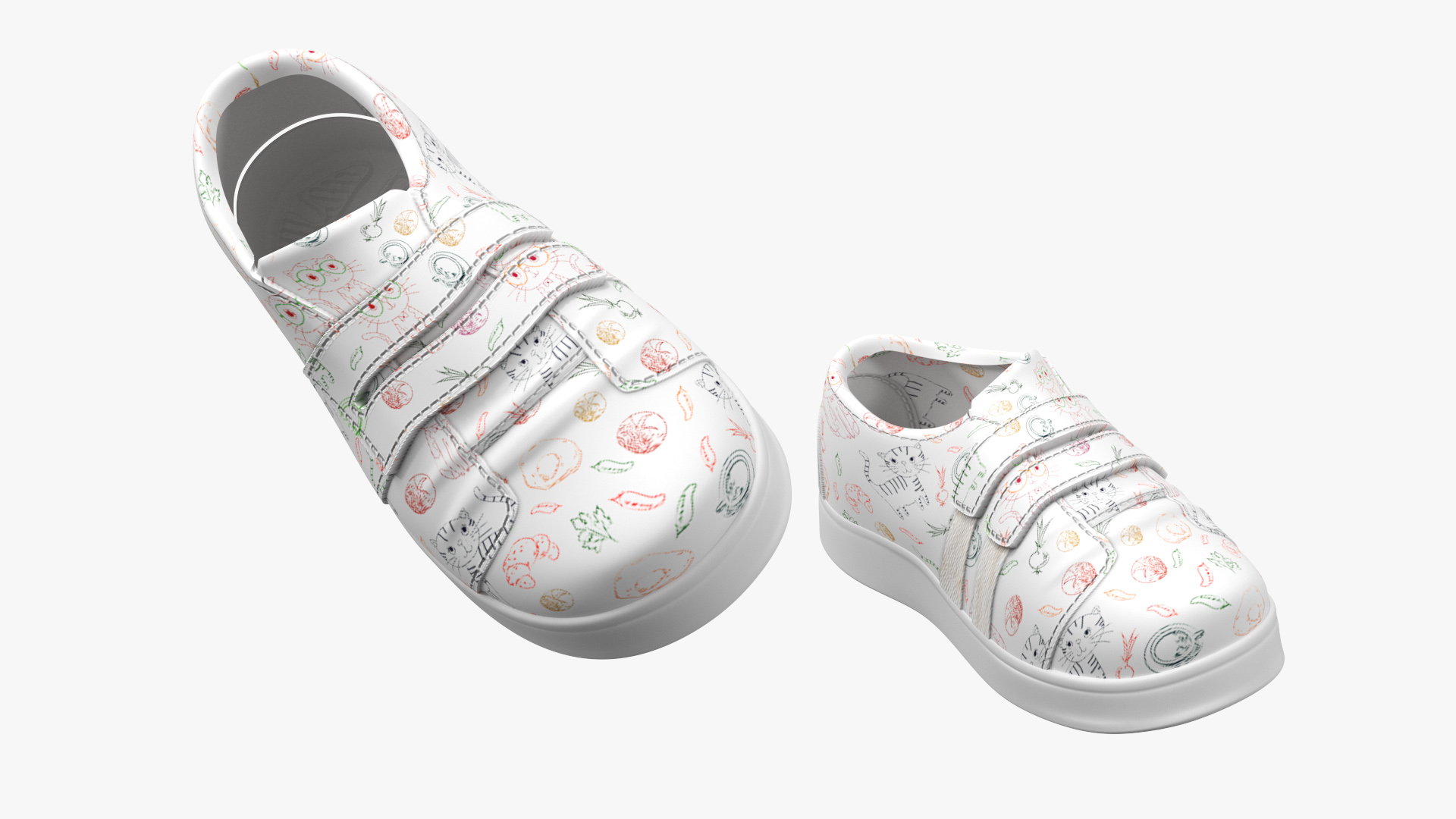3D model Baby in Summer Strolling Clothes Sitting Pose