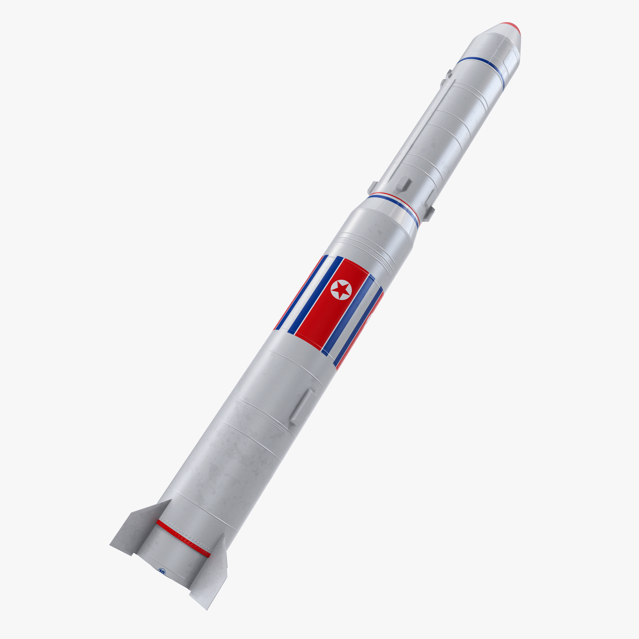 No dong A North Korean Missile 3D Model