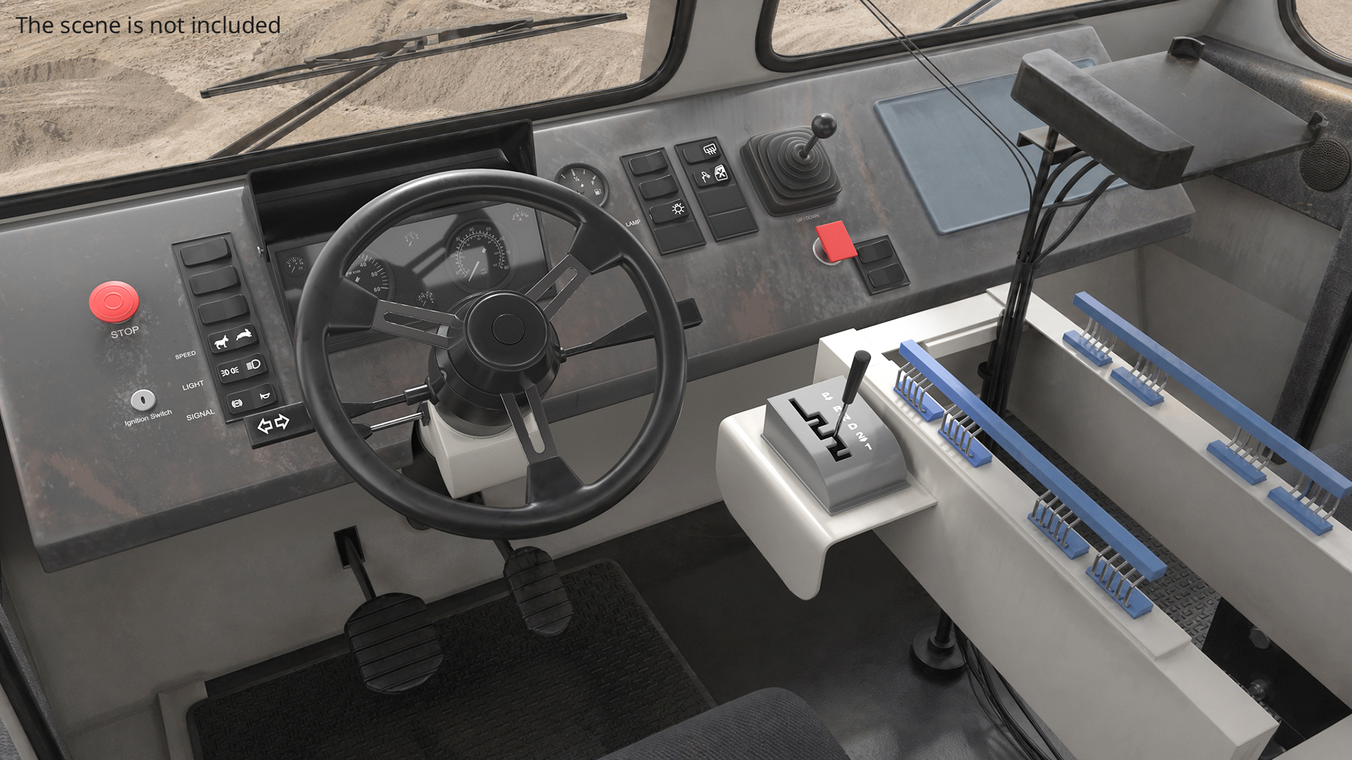 Seismic Vibrator Truck White - view 5