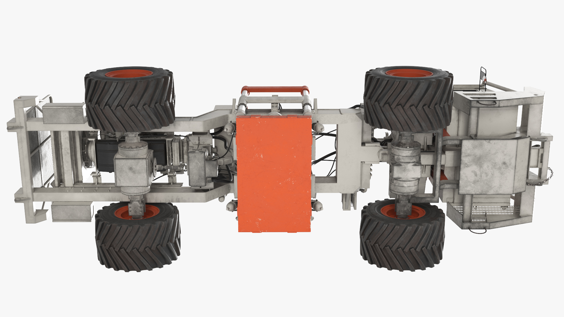 Seismic Vibrator Truck White - view 8
