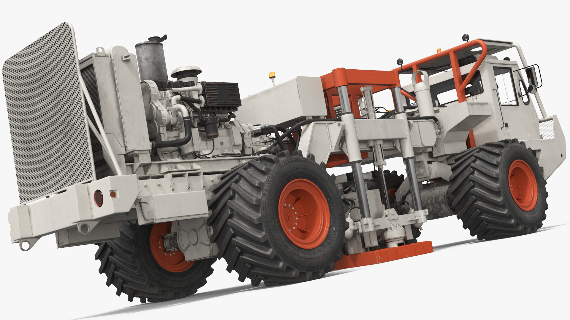 Seismic Vibrator Truck White - view 6