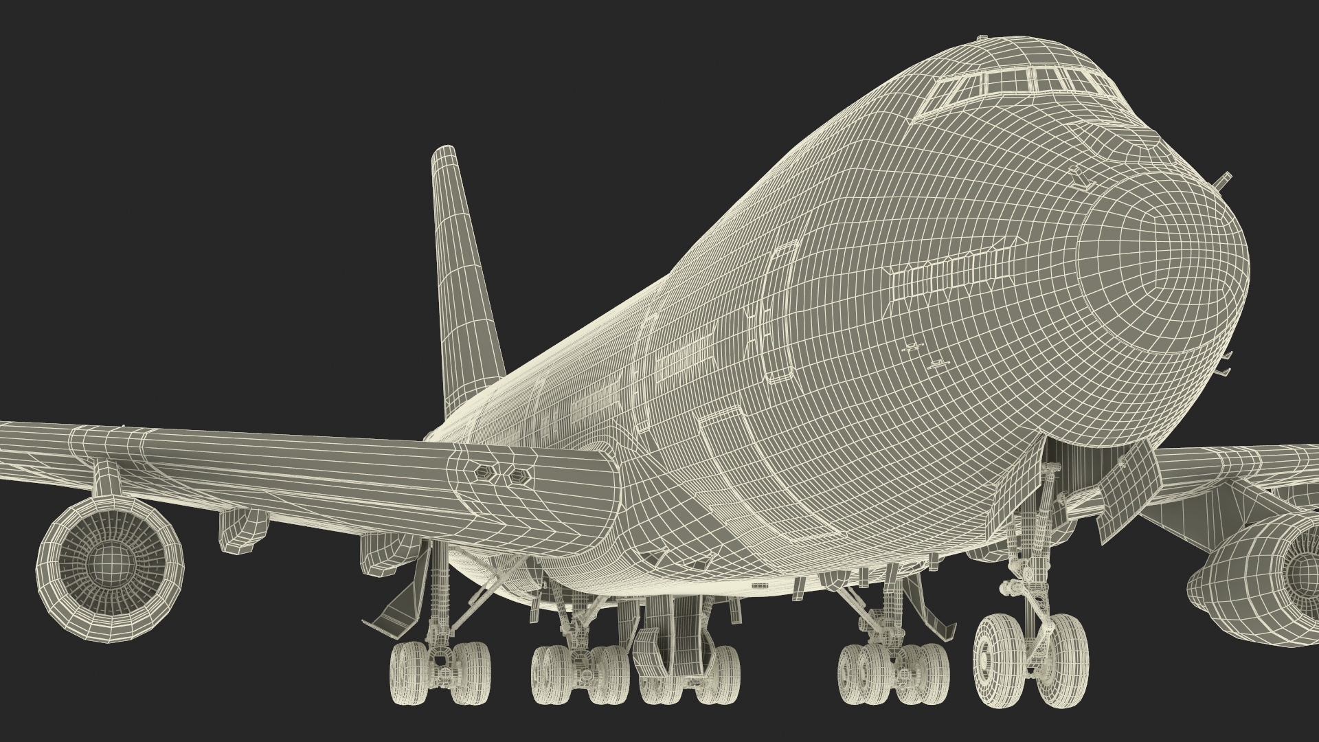 3D USA President Aircraft Boeing E4B model