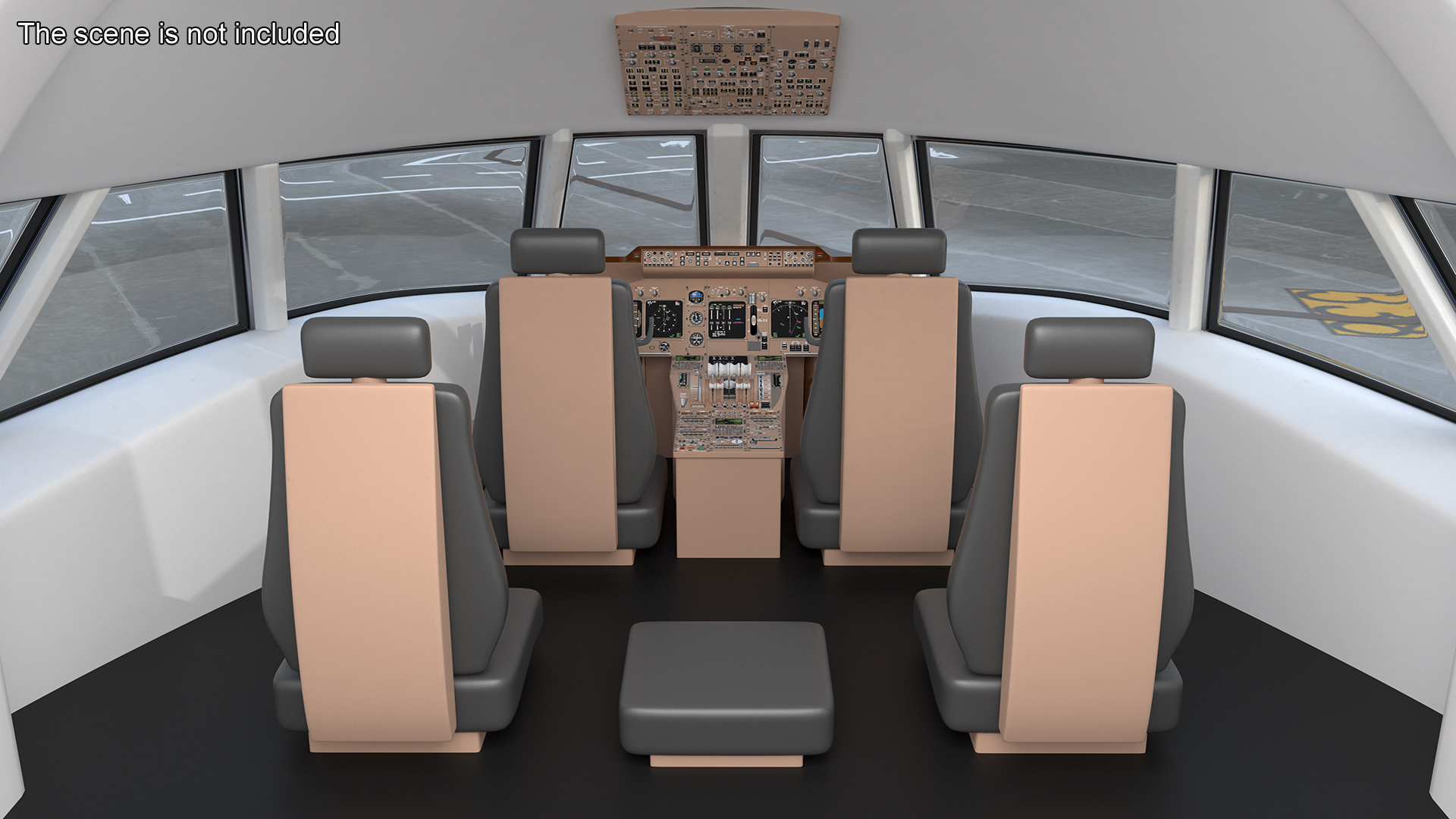 3D USA President Aircraft Boeing E4B model
