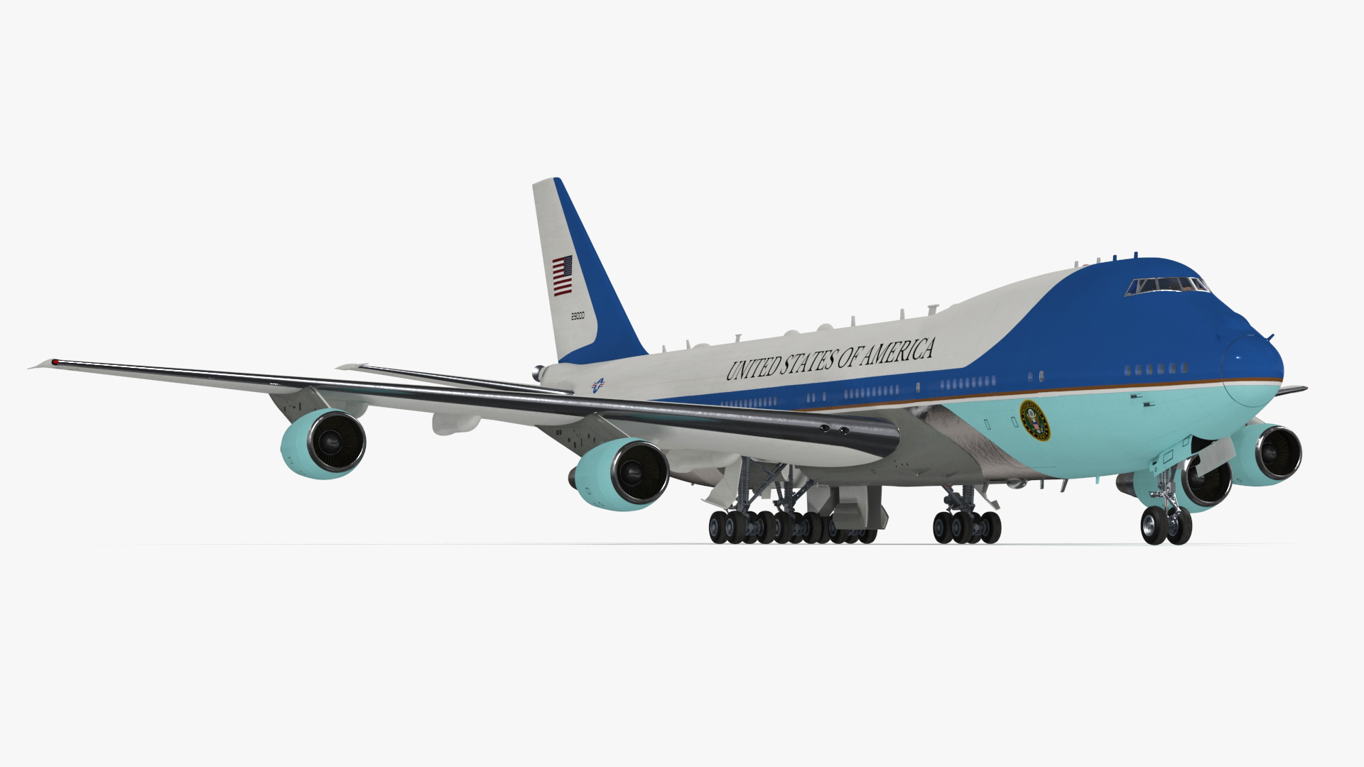 3D USA President Aircraft Boeing E4B model