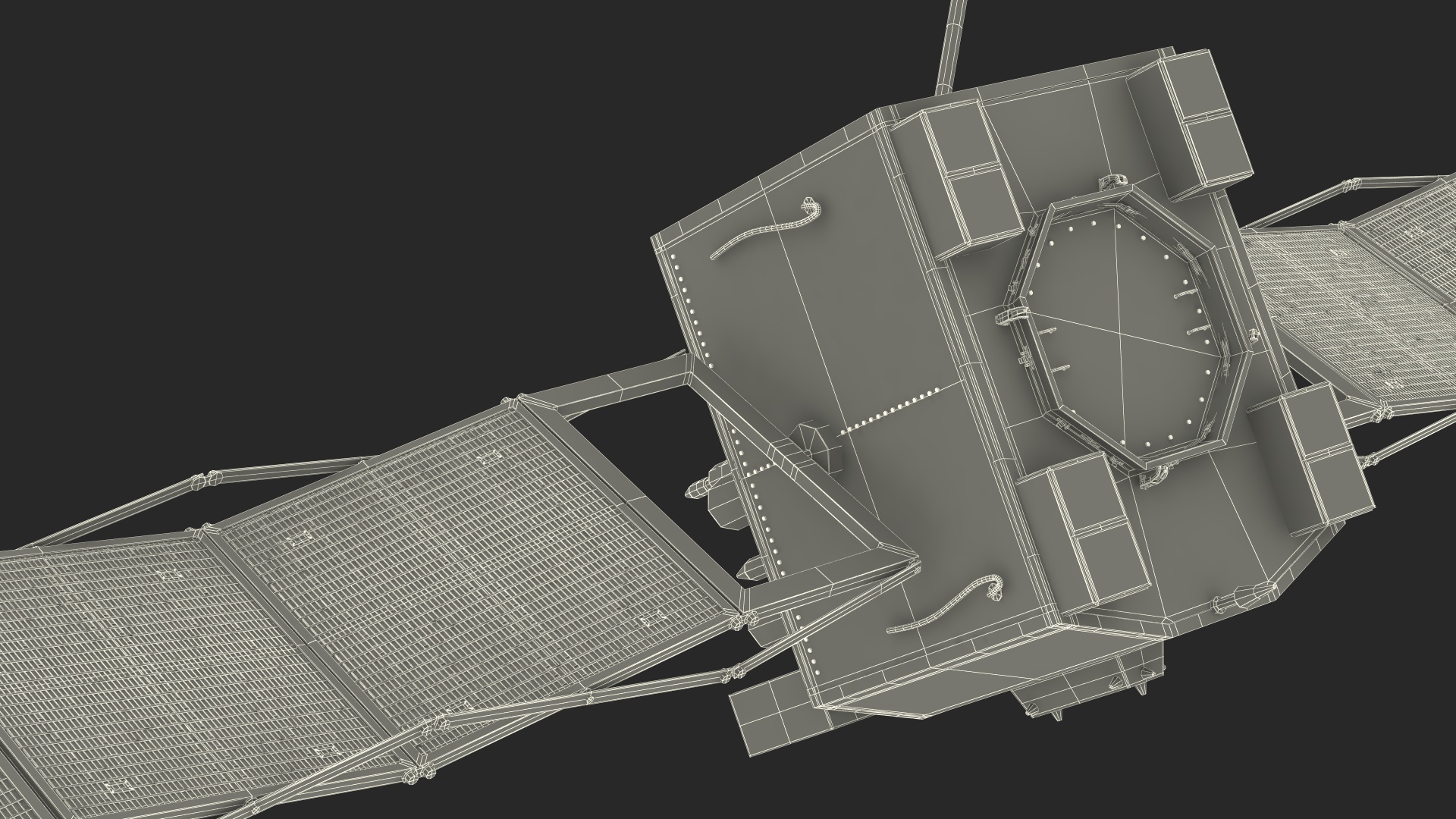 3D GPS Satellite Block IIF model