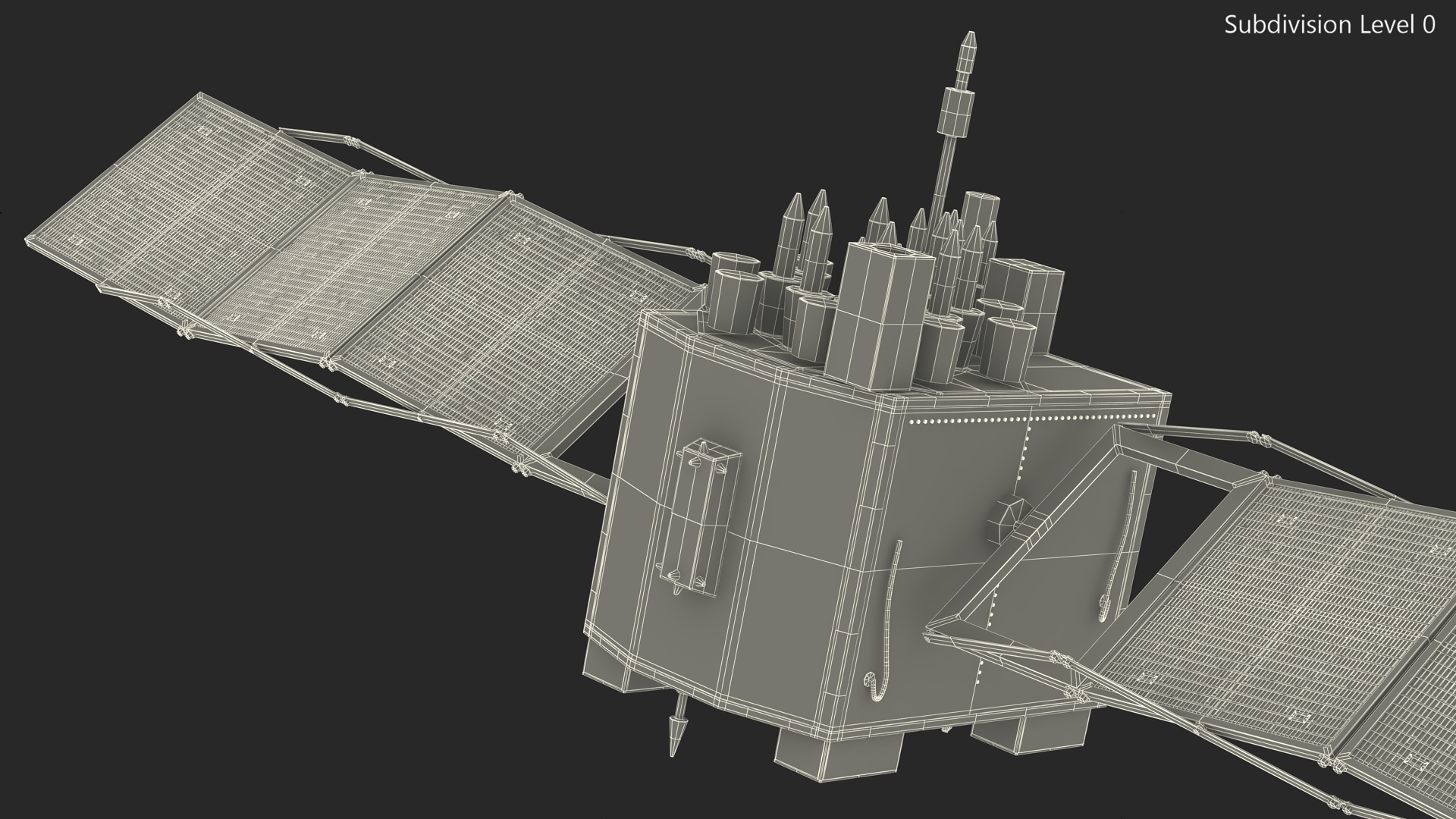 3D GPS Satellite Block IIF model