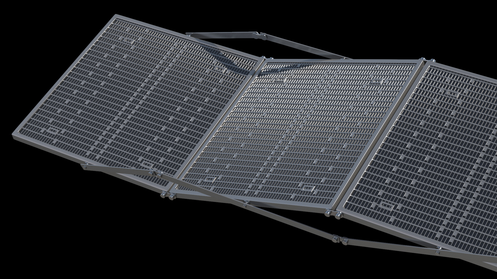 3D GPS Satellite Block IIF model