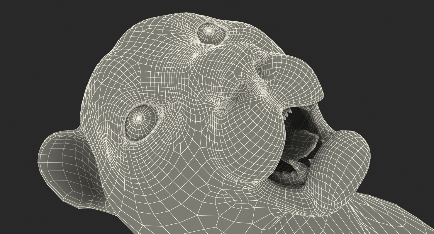 3D Leopard Rigged with Fur model