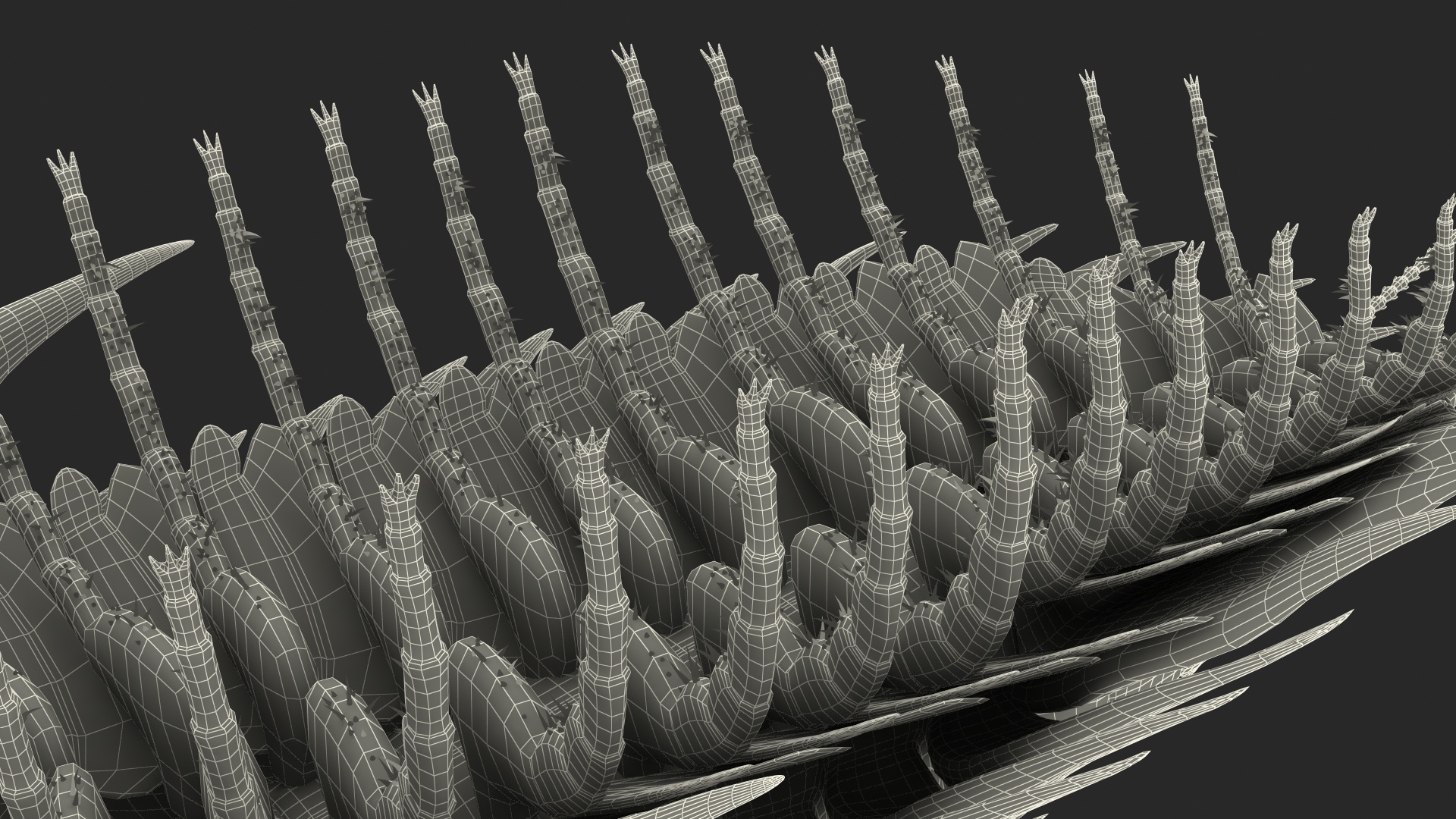 3D Trilobite Fur model