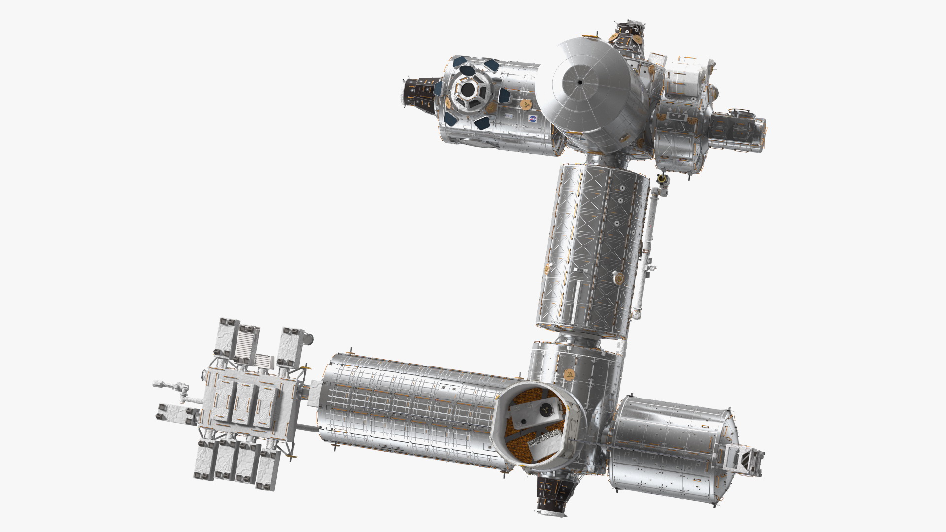 3D model International Space Station Modules