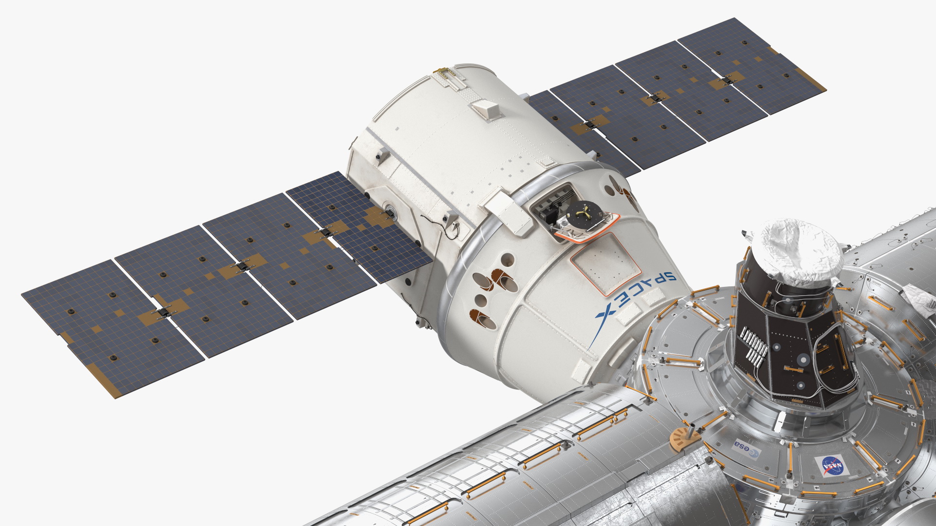 3D model International Space Station Modules