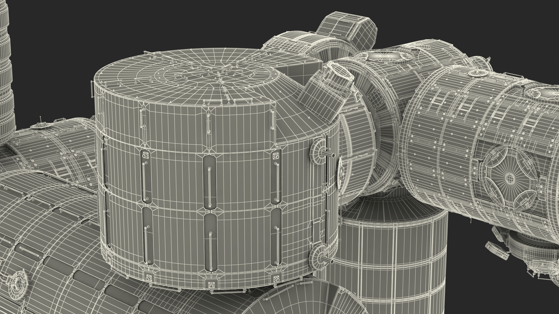 3D model International Space Station Modules