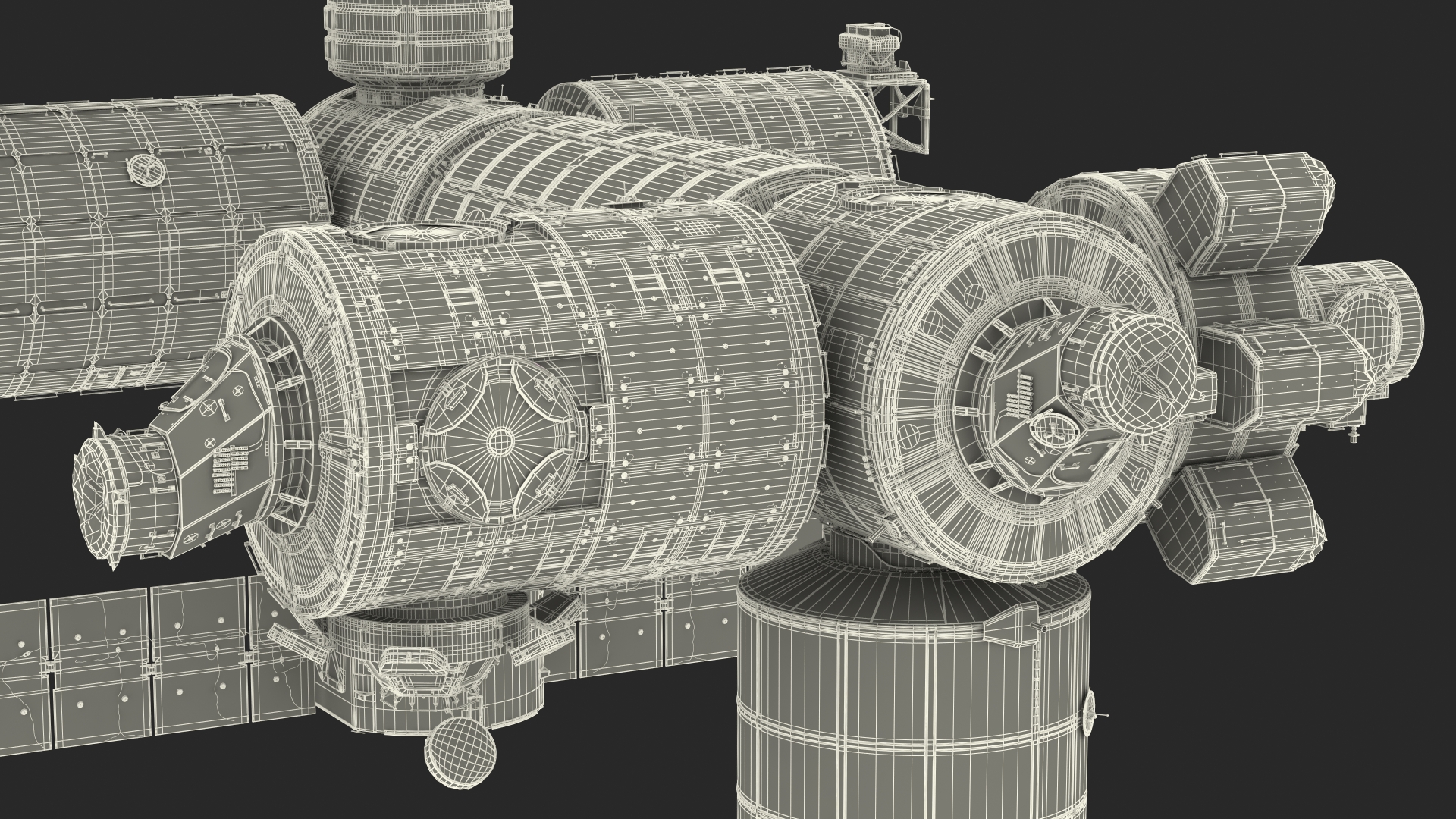 3D model International Space Station Modules