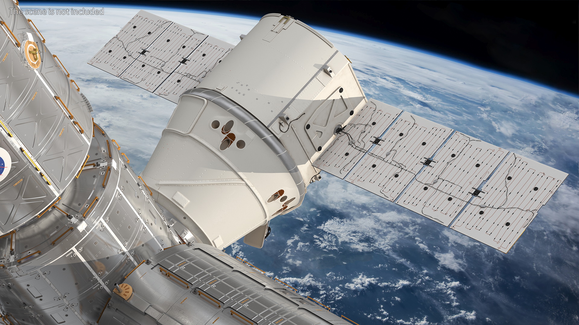 3D model International Space Station Modules