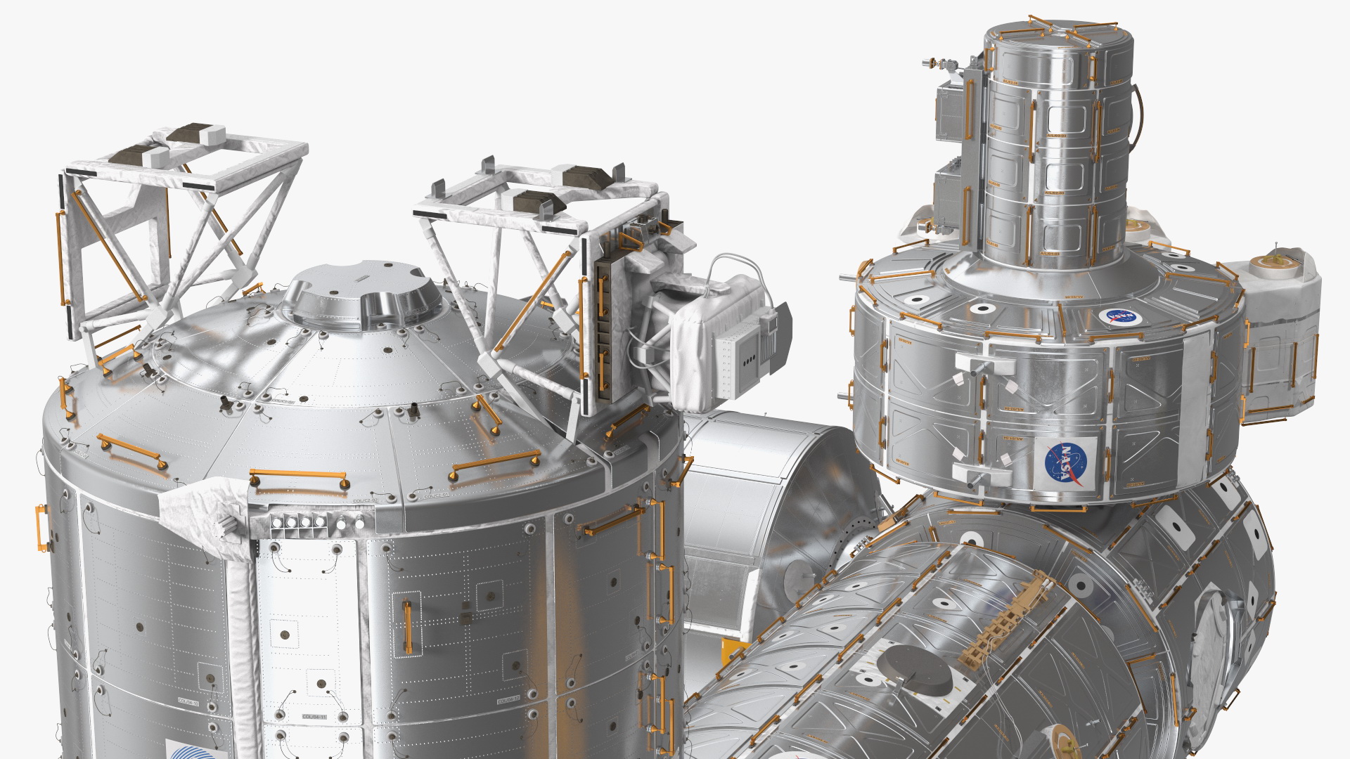 3D model International Space Station Modules