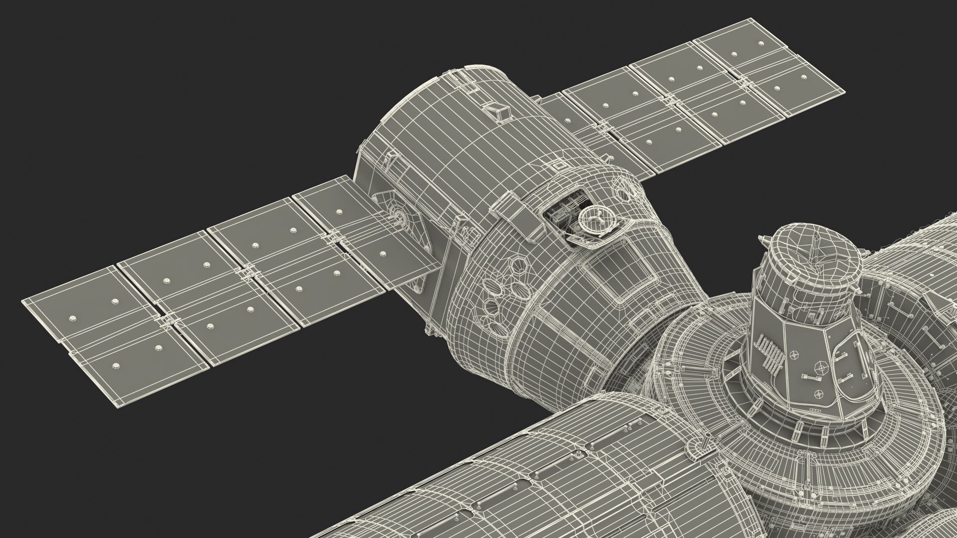 3D model International Space Station Modules