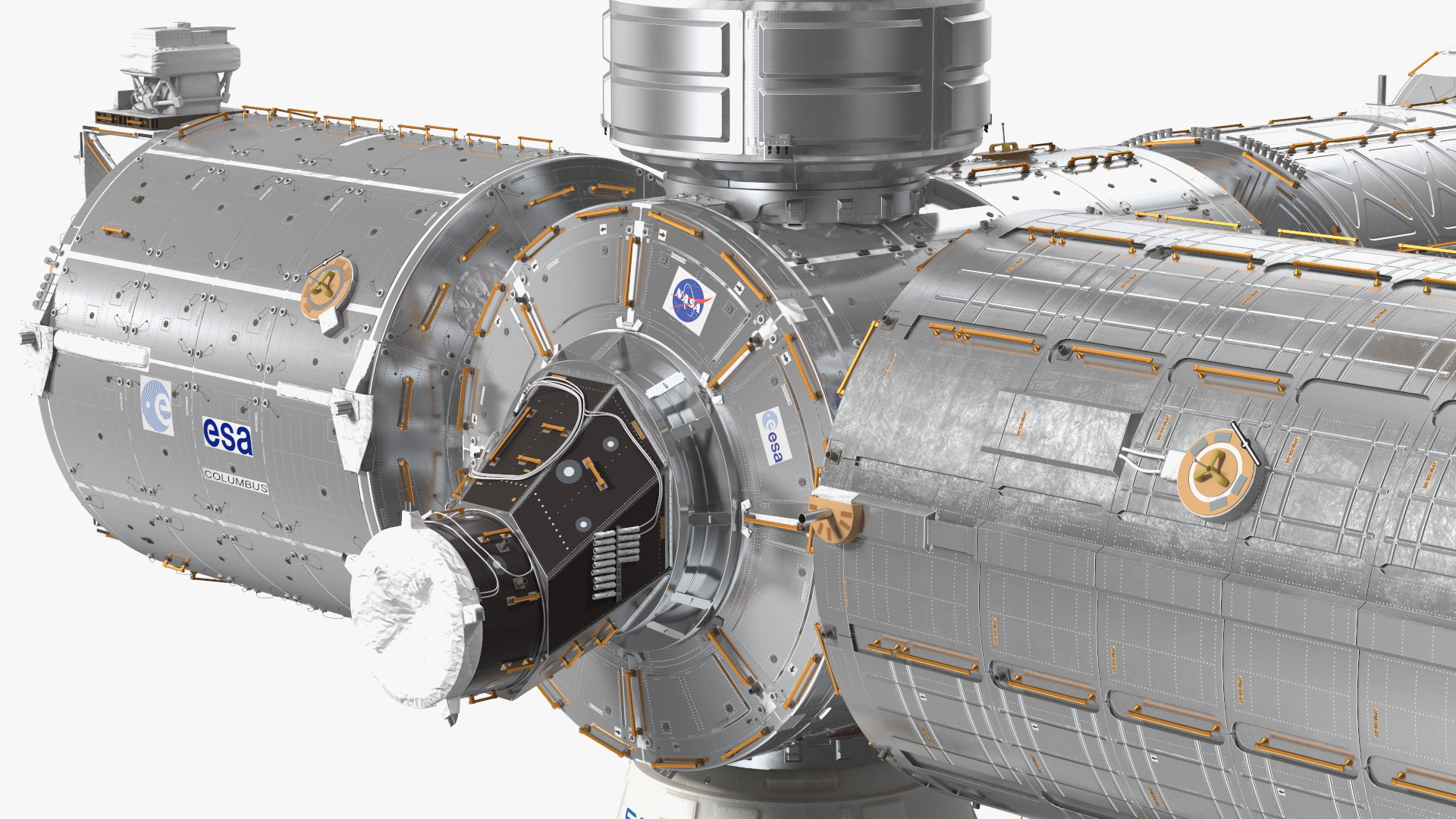 3D model International Space Station Modules