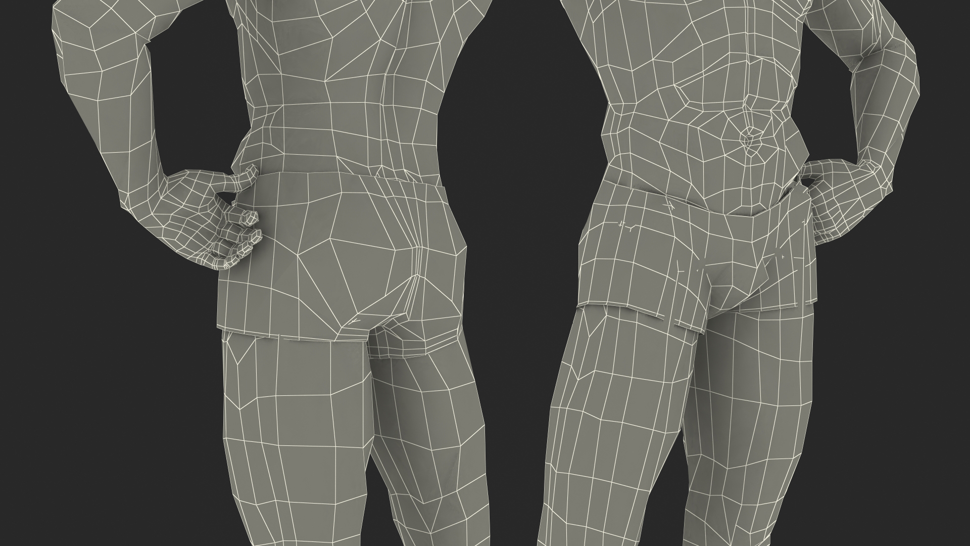 Man in Swimwear Rigged 3D
