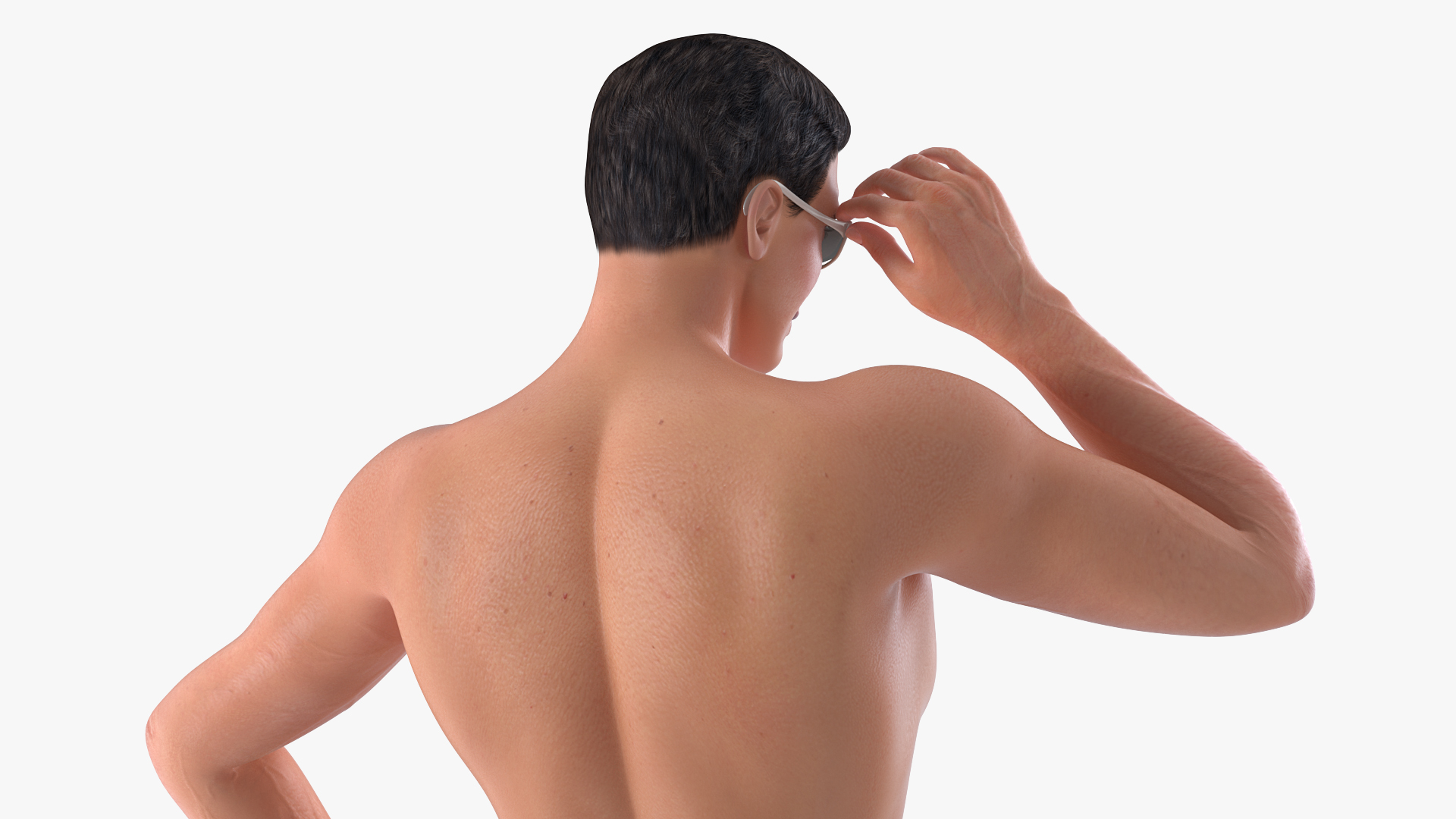 Man in Swimwear Rigged 3D