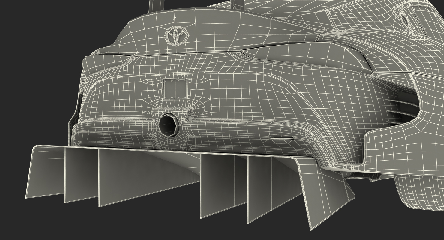 Toyota Supra GR Racing Concept Rigged 3D
