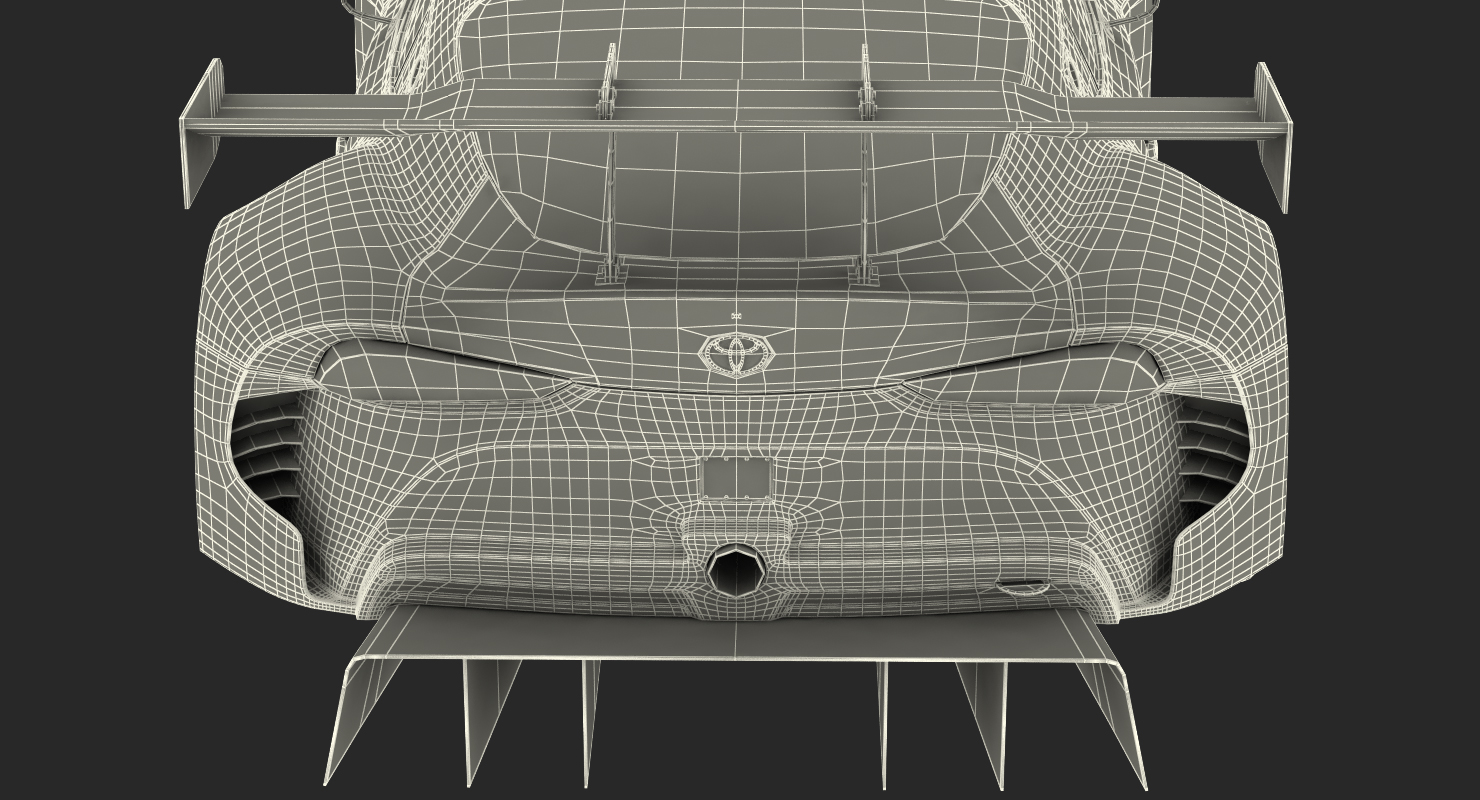 Toyota Supra GR Racing Concept Rigged 3D