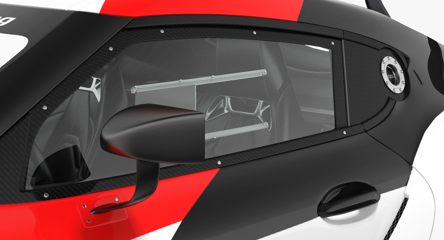 Toyota Supra GR Racing Concept Rigged 3D