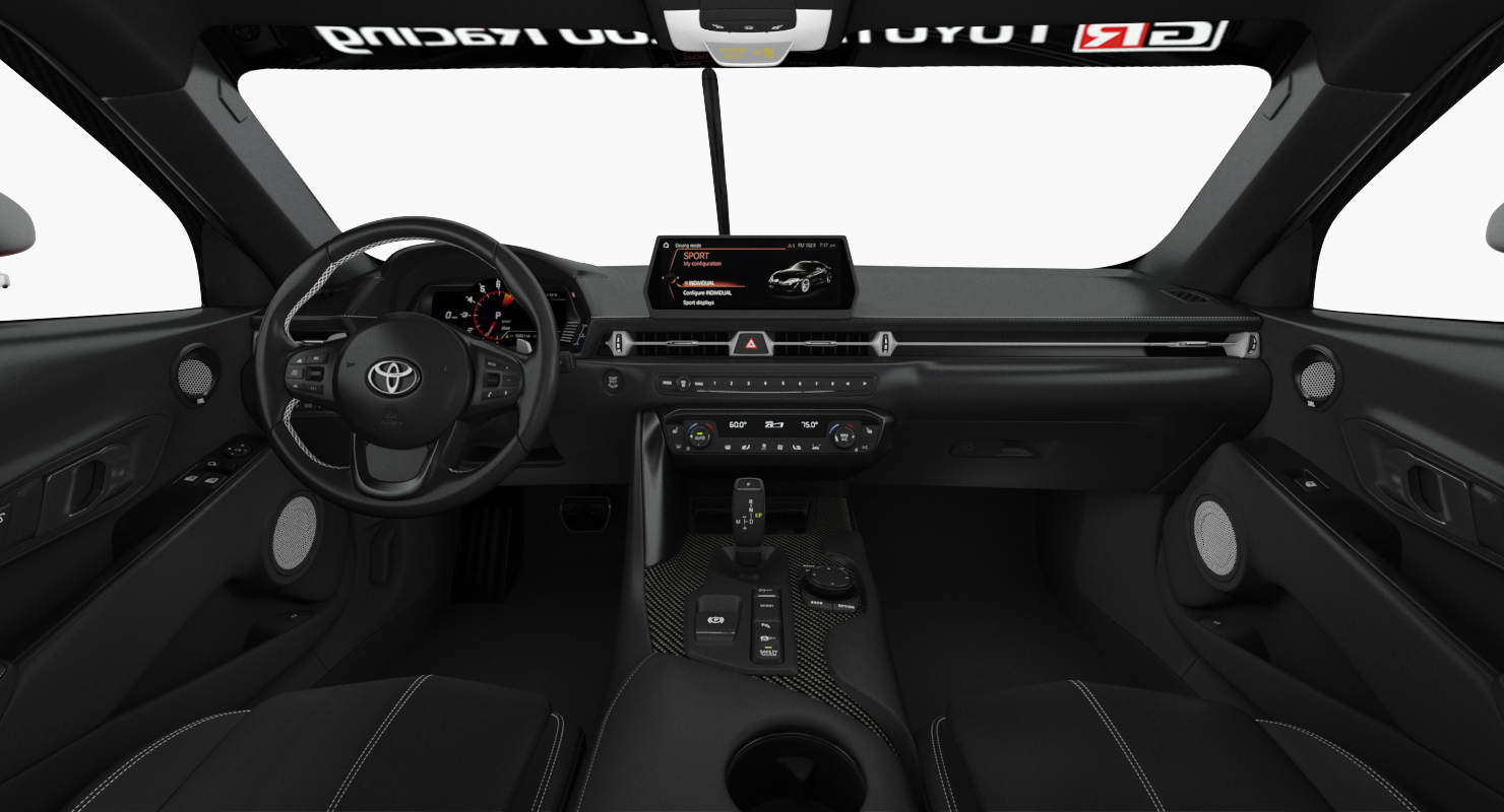 Toyota Supra GR Racing Concept Rigged 3D