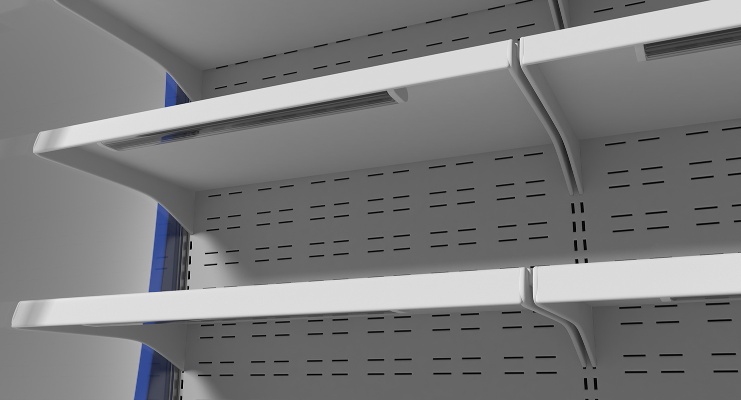 Wall Site Multideck Refrigerator 3D