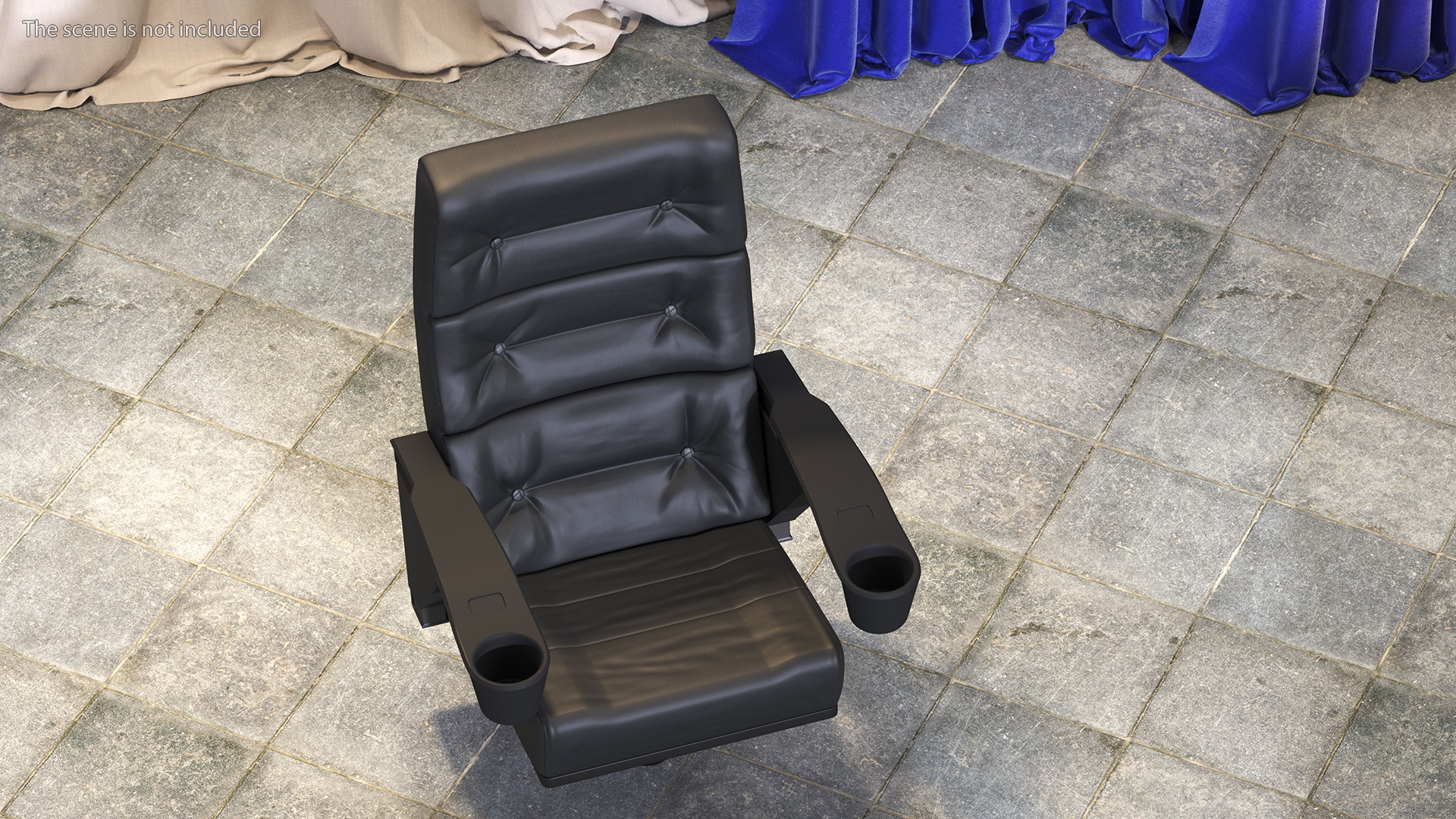Phantom P40 Leather Cinema Chair 3D