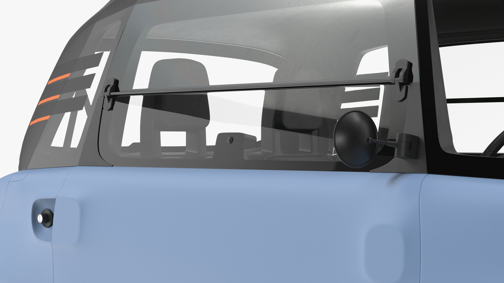 3D Electric Car Citroen Ami Rigged